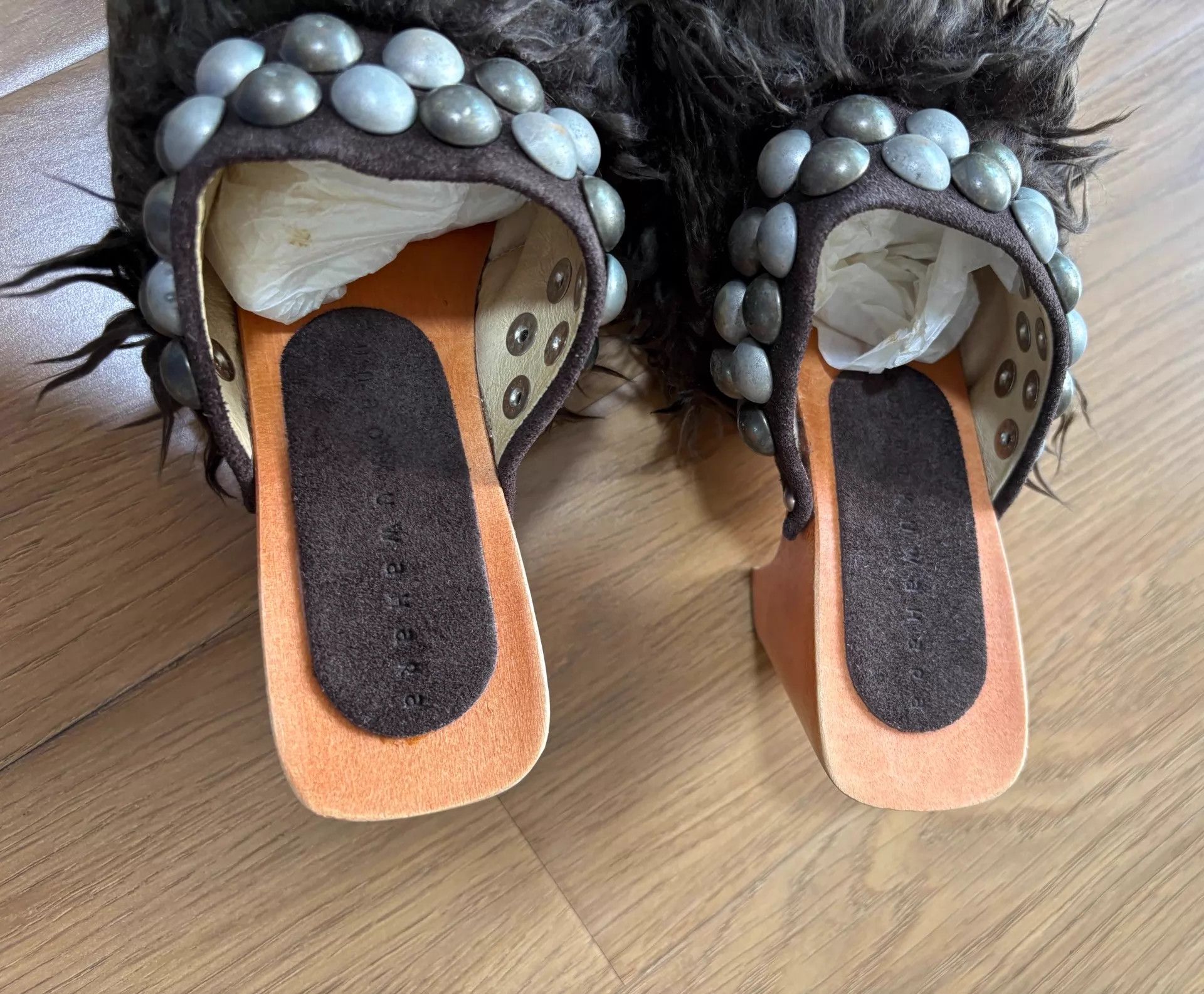 Sunao Kuwahara sunao kuwahara vintage studs fur shoes size S 230-240 Size US 6 / IT 36 - 5 Thumbnail
