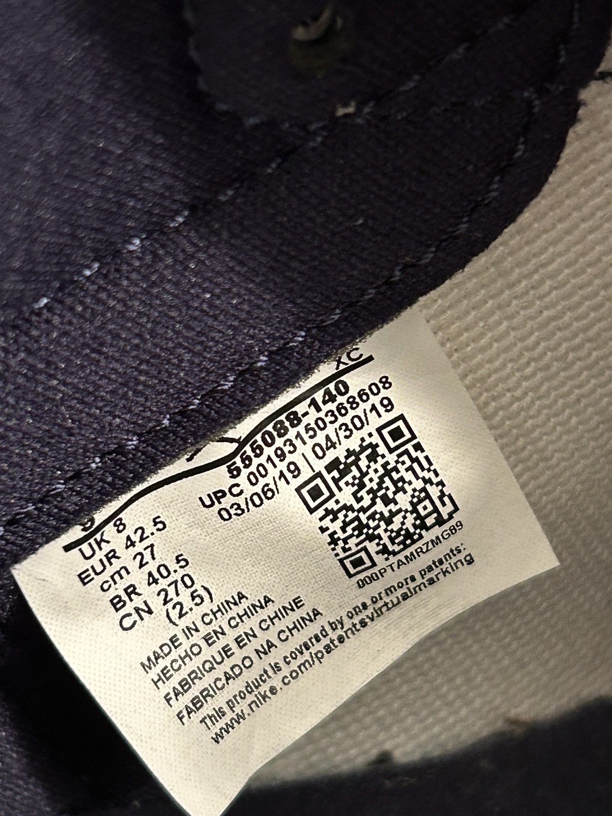 Jordan Brand Jordan 1 obsidians Size US 9 / EU 42 - 6 Thumbnail