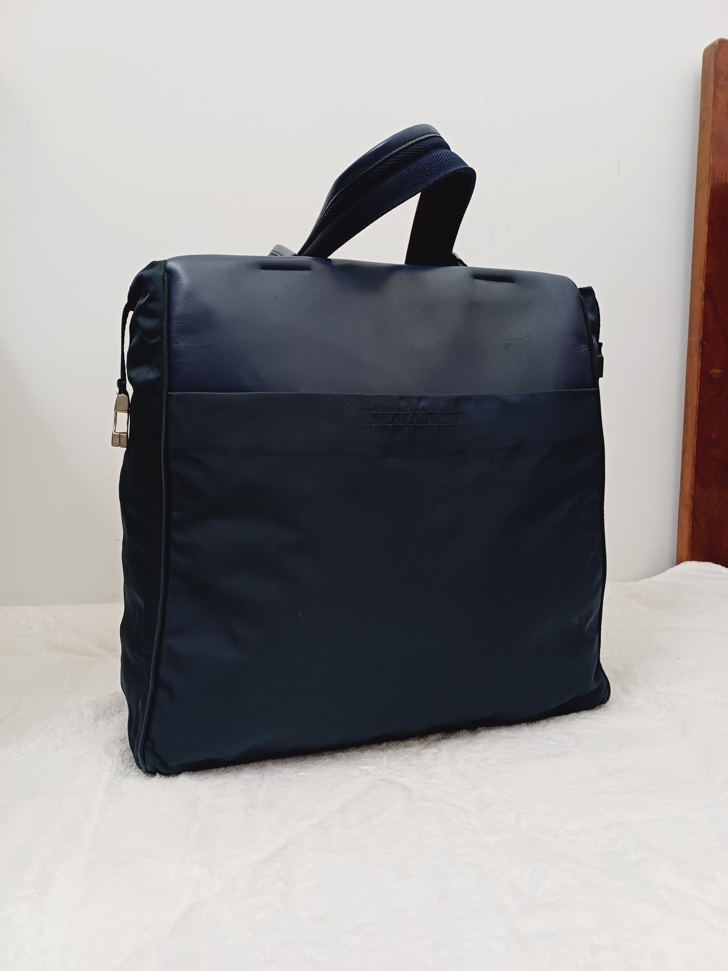 Karl Lagerfeld × Prada Vintage Prada Tote Bag Semi-leather Size ONE SIZE - 3 Thumbnail
