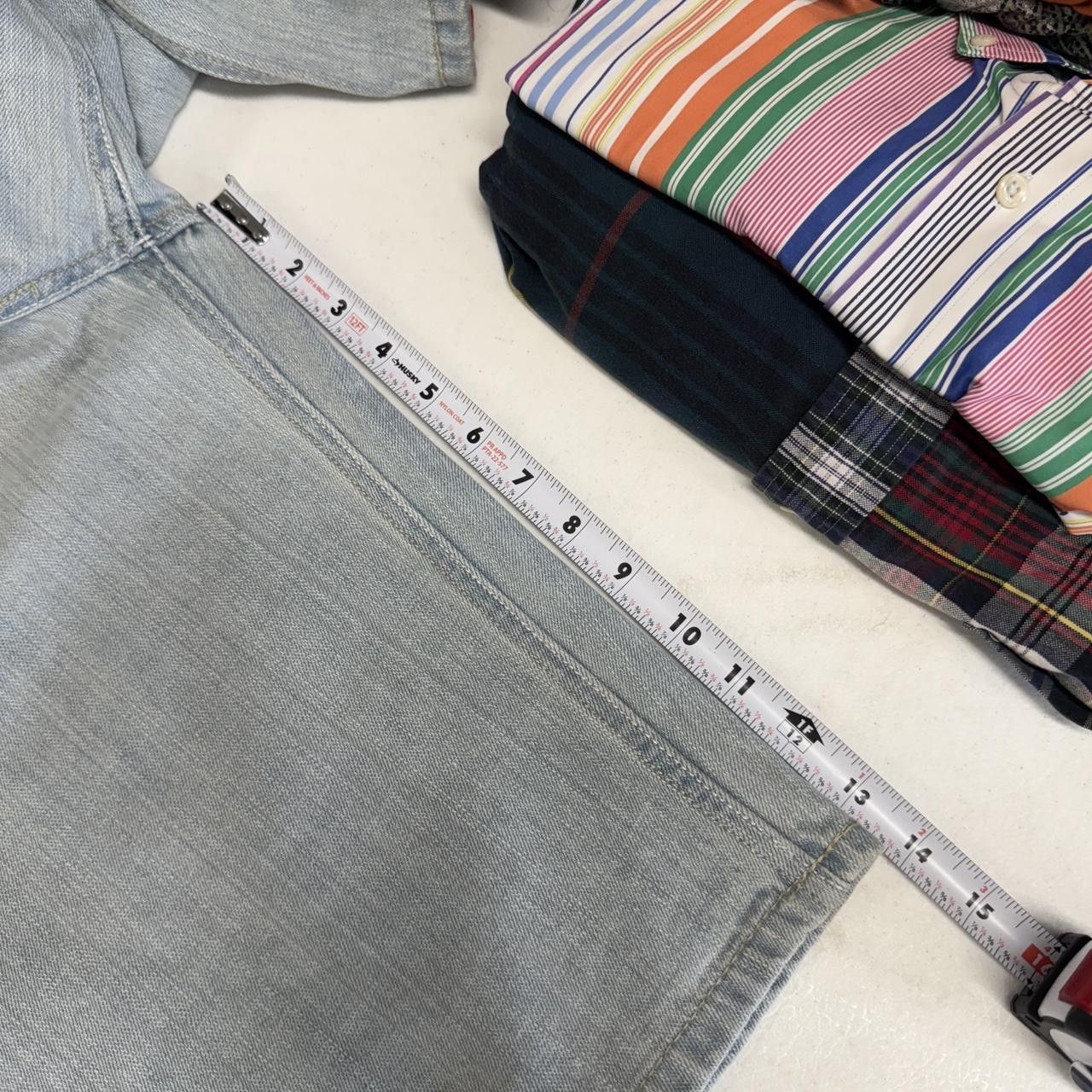 Avirex × Vintage Avirex Vintage Baggy Faded White Washed Jorts Jean Shorts 34 Size US 34 / EU 50 - 6 Thumbnail