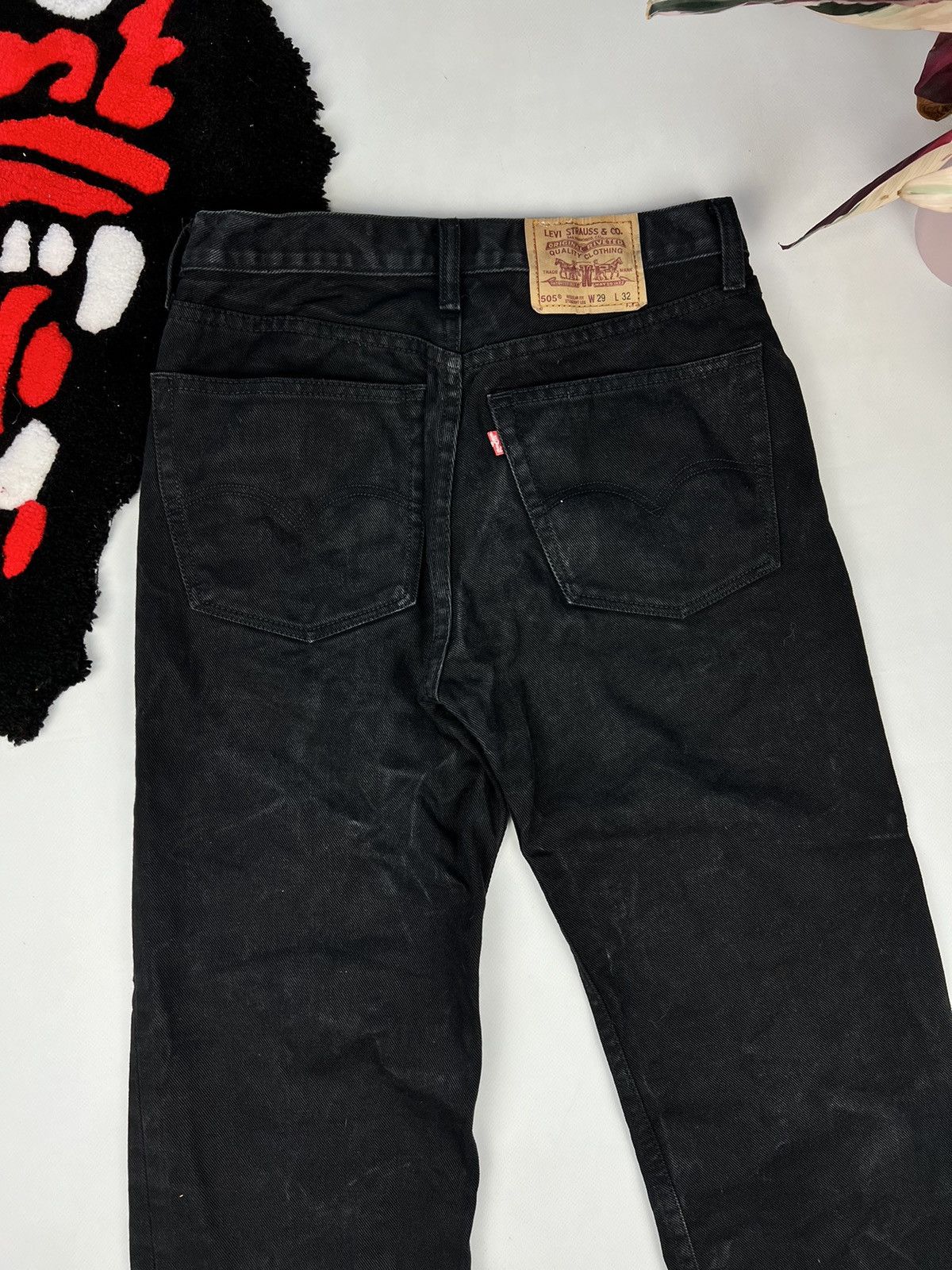 Levi's Vintage 505 Levi's Big E Denim Pants stone washed Size US 29 - 8 Thumbnail