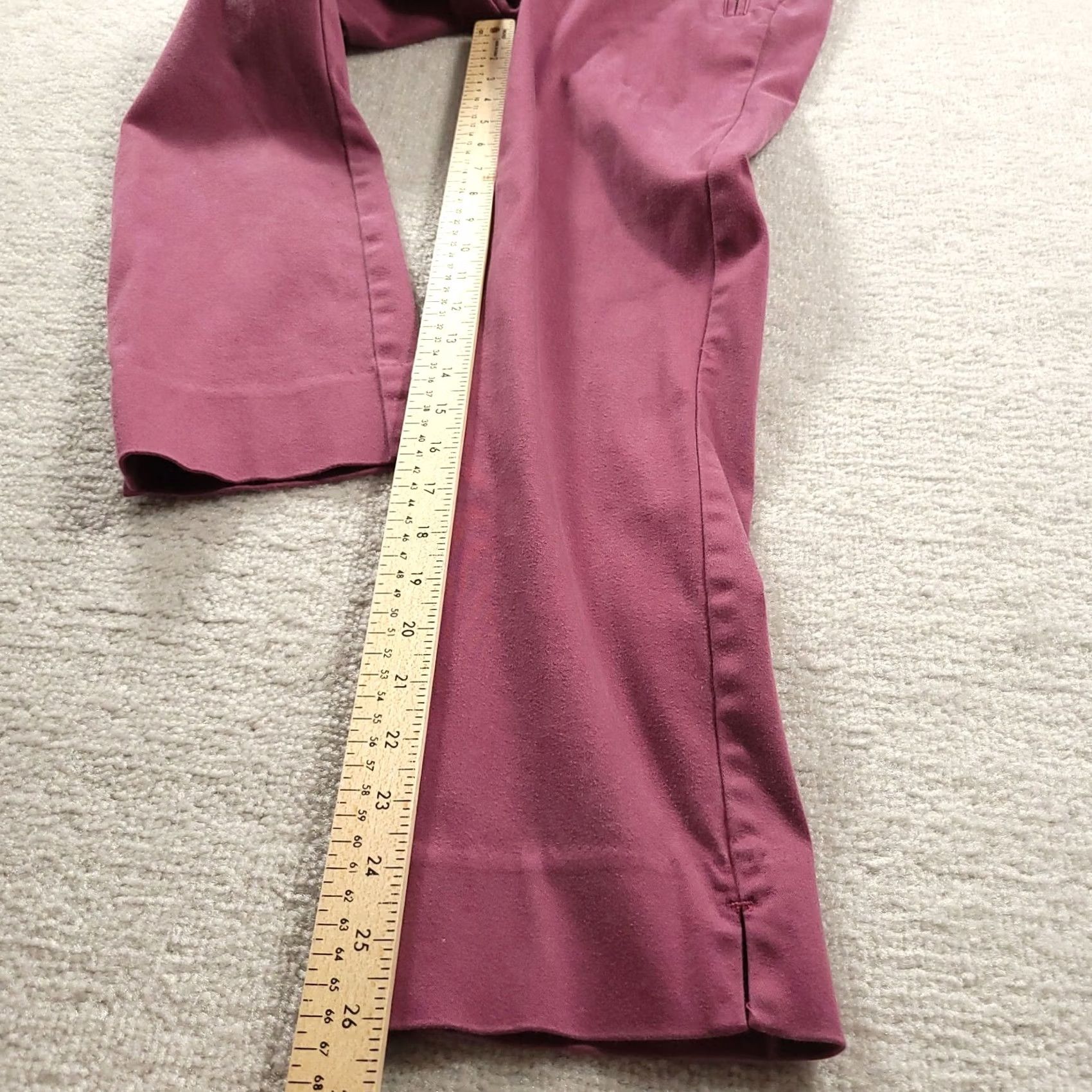 Vintage VINTAGE Level 99 Pants Women's 28 Purple Lyocell Blend Straight Leg Capri Zipper PHOTO Size 28" / US 6 / IT 42 - 7 Thumbnail