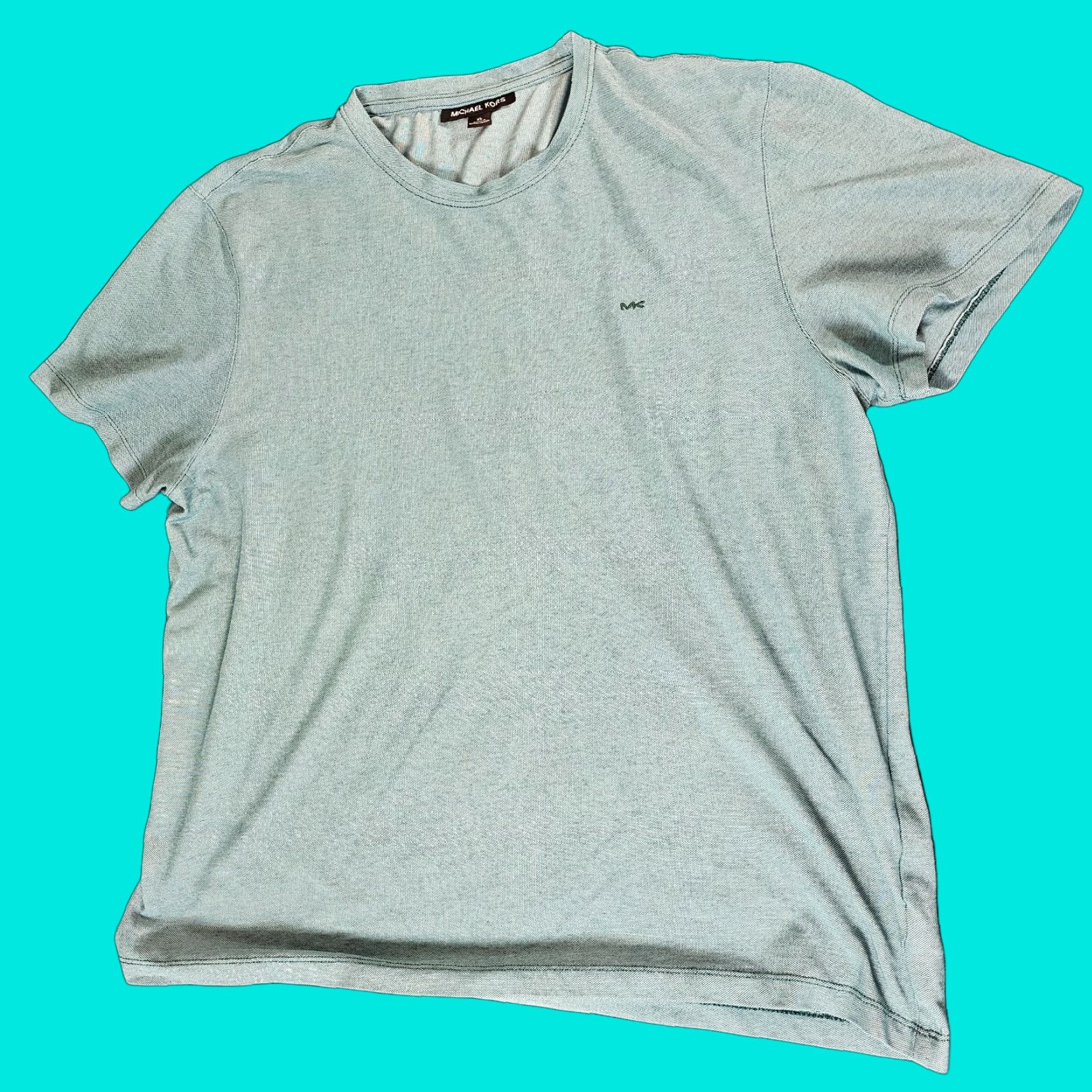 Michael Kors Michael Kors Men's T-Shirt Green XL Short Sleeve Crew Neck Casual Outdoor Size US XL / EU 56 / 4 - 1 Thumbnail