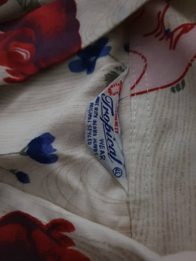 Japanese Brand 💥Tropical koi fish yakuza Japanese style shirt Size US XL / EU 56 / 4 - 2 Thumbnail