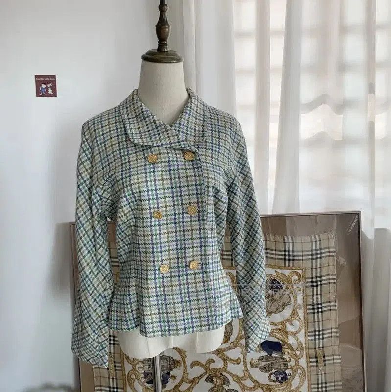 Burberry Burberry Color Block Wool Women's Jacket. Size M / US 6-8 / IT 42-44 - 1 Thumbnail