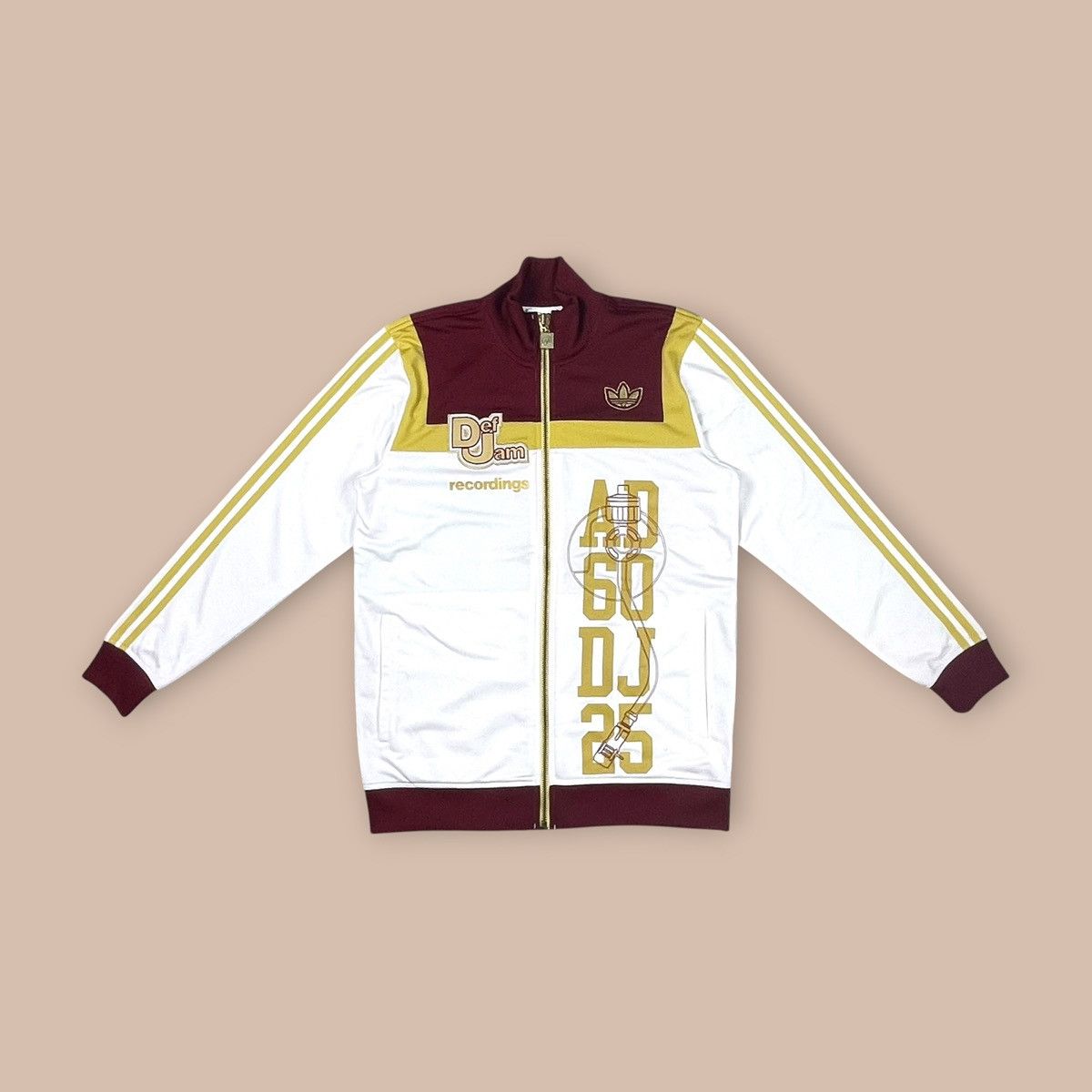 Adidas 2009 Adidas X Def Jam Recordings Track Top Jacket Size US L / EU 52-54 / 3 - 1 Thumbnail