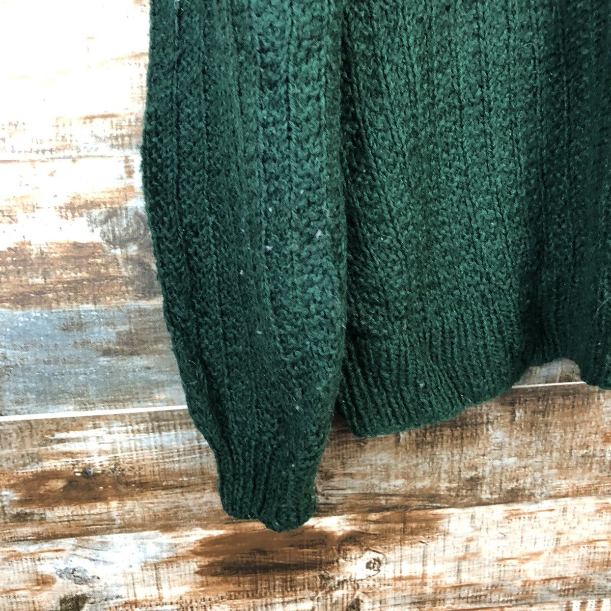 Japanese Brand DL Japan handmade vintage Green Knitwear #C552 Size US XL / EU 56 / 4 - 13 Thumbnail