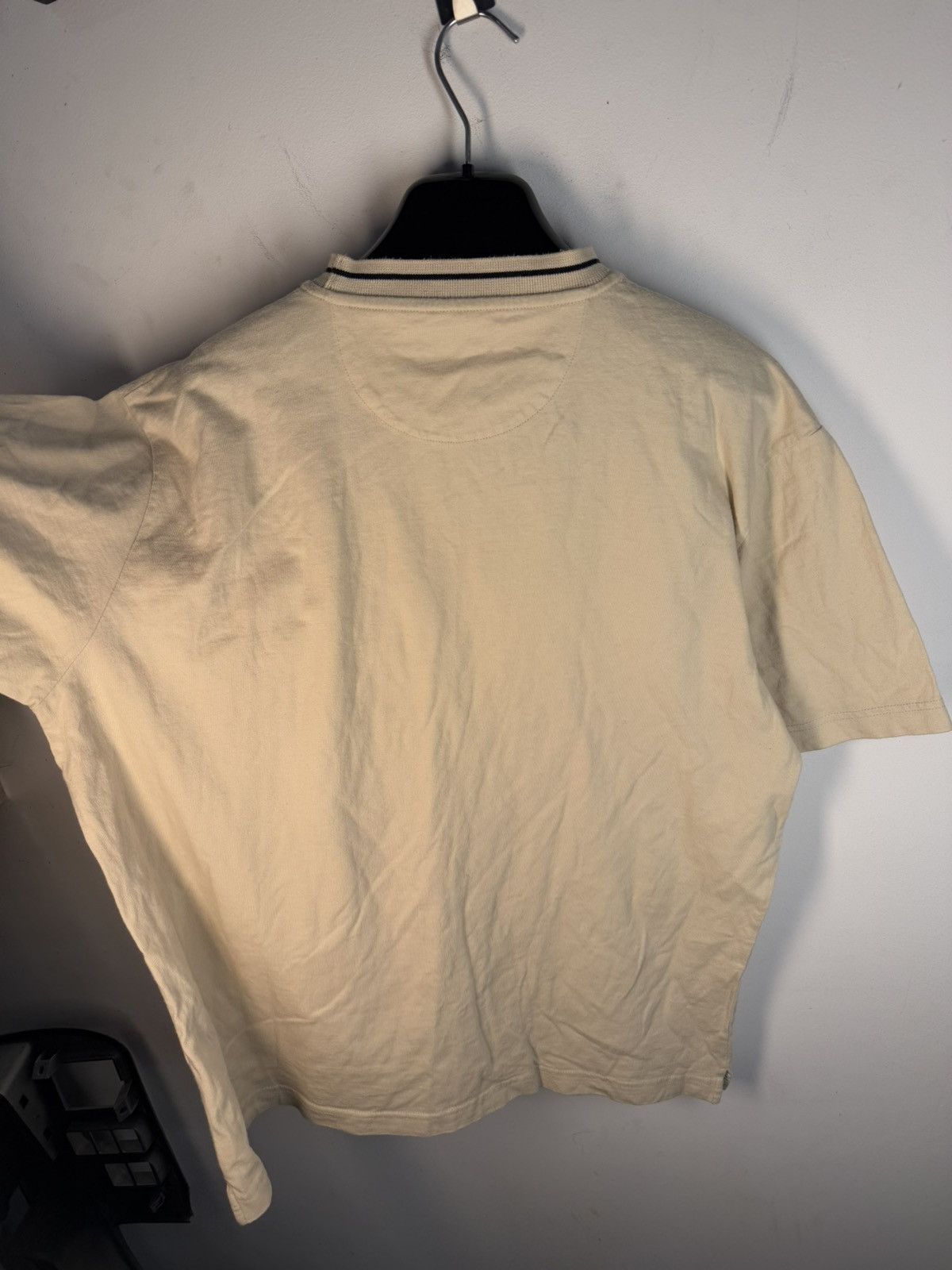 Yves Saint Laurent 90s YSL T-Shirt Beige Size US L / EU 52-54 / 3 - 13 Thumbnail