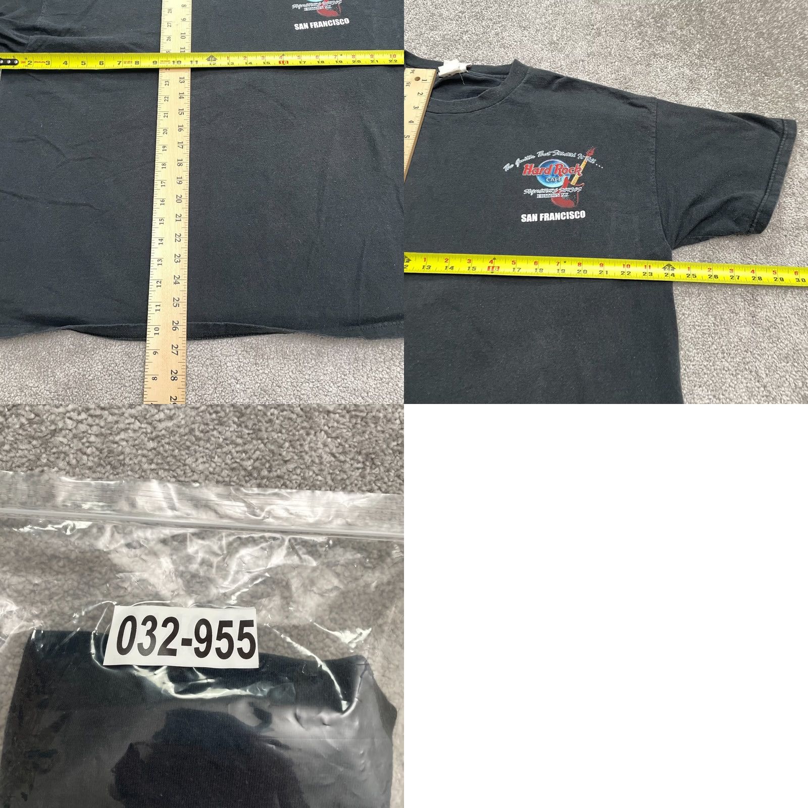 Hard Rock Cafe Hard Rock Cafe Vintage 90s Graphic T-Shirt Unisex XL Black Crew Neck Cotton Tee Size XL / US 12-14 / IT 48-50 - 8 Thumbnail