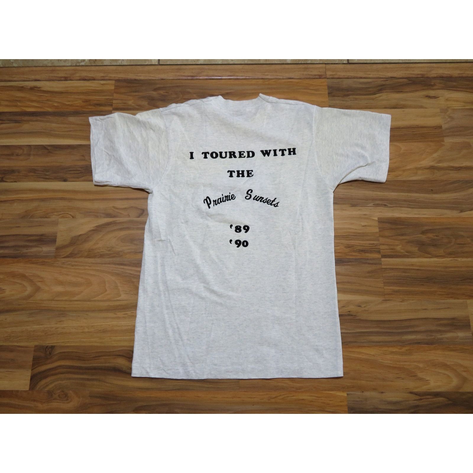 Other I toured With the Prairie Sunsets Band Gray T-shirt M 1980s Size US M / EU 48-50 / 2 - 2 Thumbnail