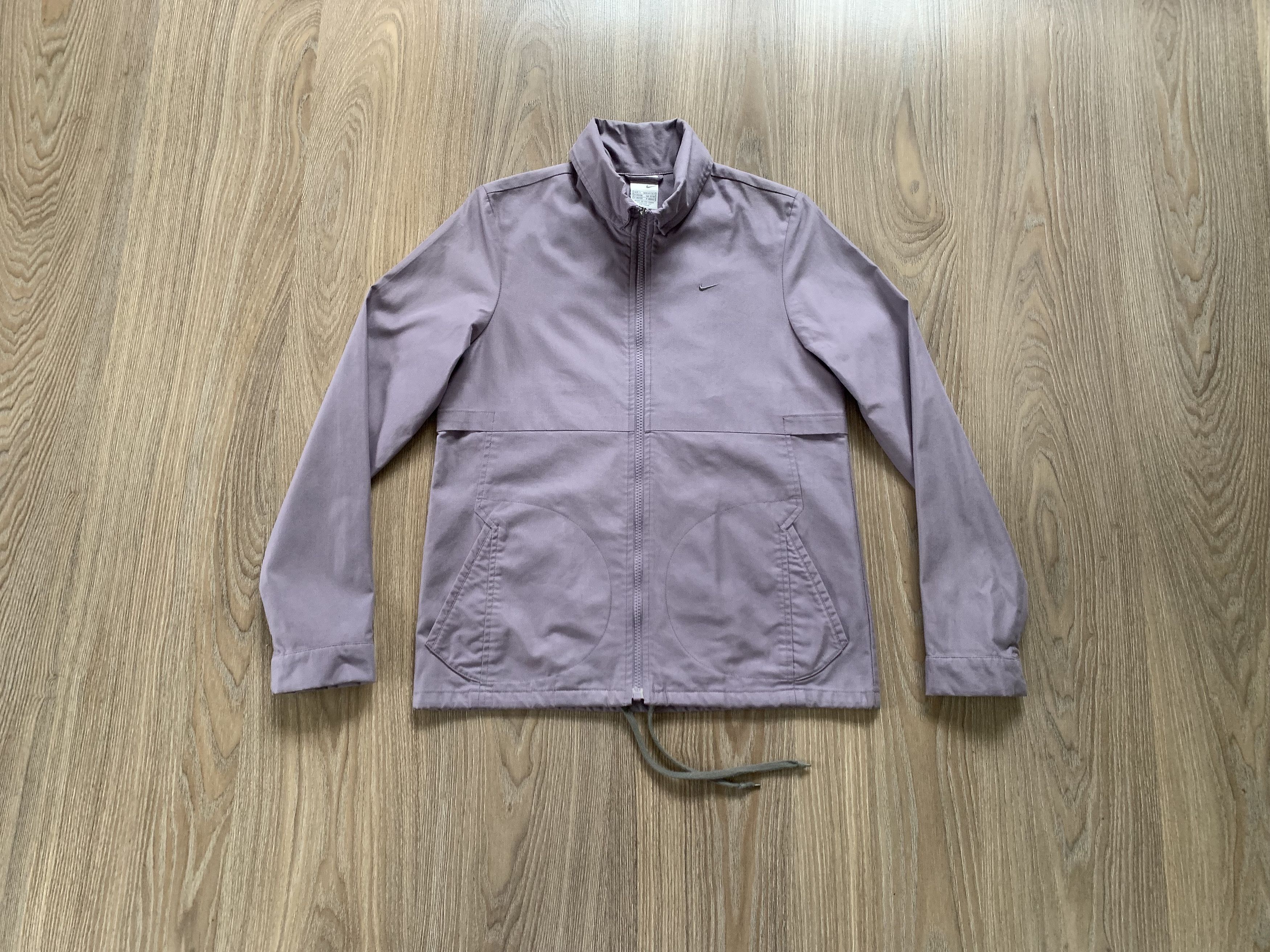 Nike Nike Womens Vintage Purple Light Windbreaker Zip Jacket Size S / US 4 / IT 40 - 1 Thumbnail