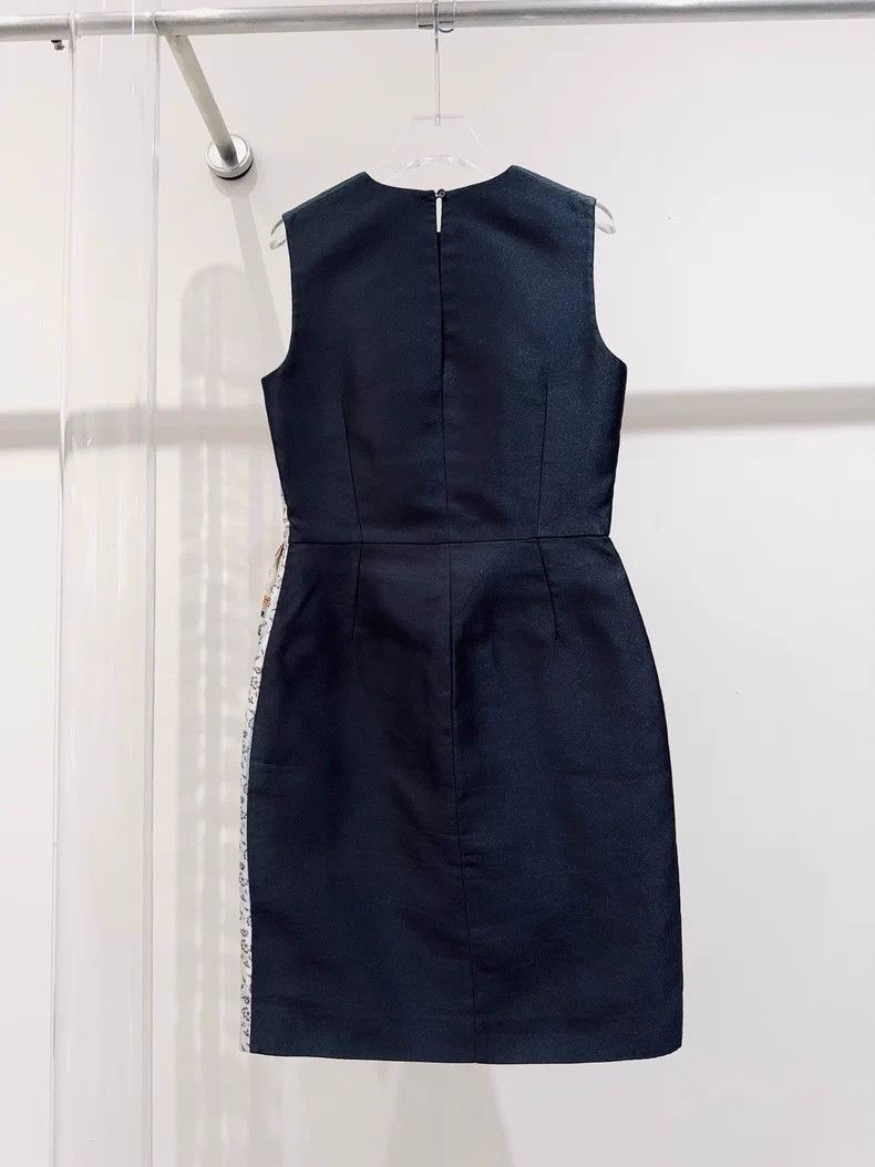 Louis Vuitton Louis Vuitton Floral Dress with Peplum Detail-2506 Size S / US 4 / IT 40 - 3 Thumbnail