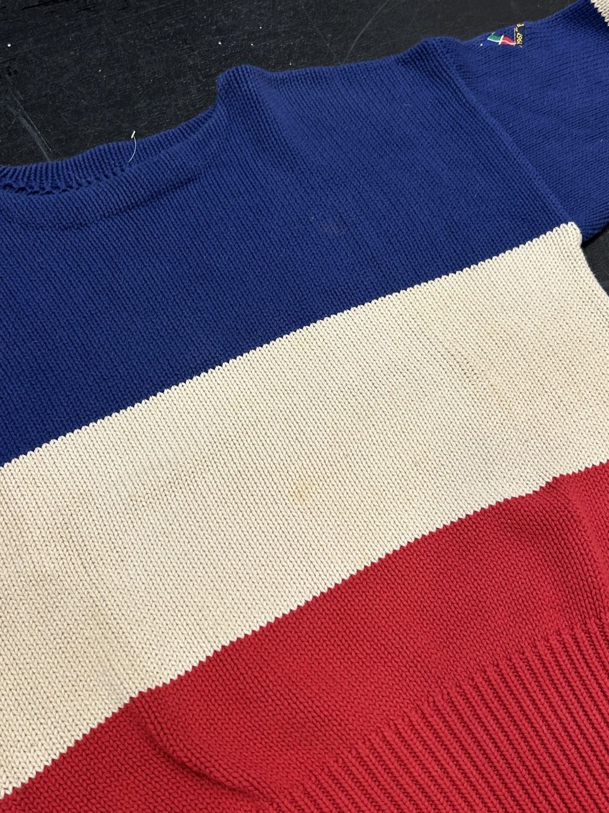 Polo Ralph Lauren Polo Ralph Lauren Tri Color Knit Sweater Size US M / EU 48-50 / 2 - 6 Thumbnail