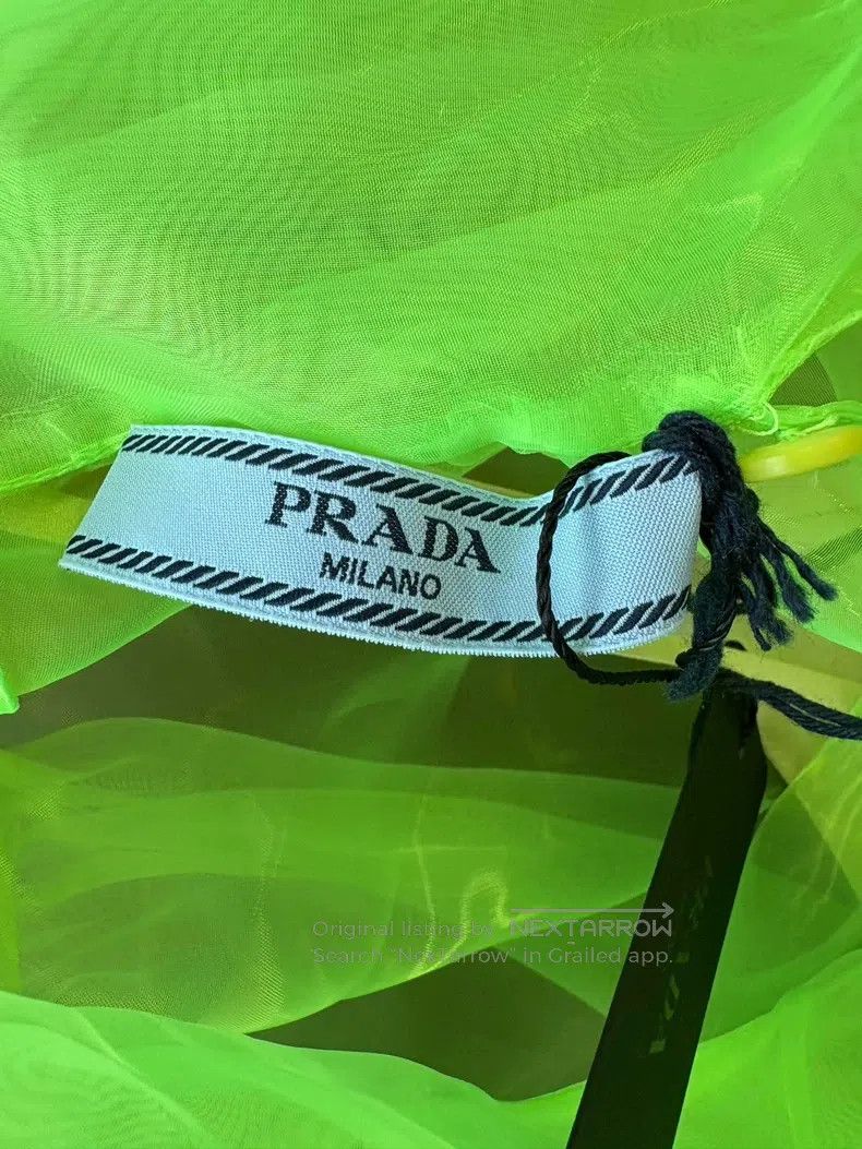 Prada Prada Green mesh dress Size XS / US 0-2 / IT 36-38 - 6 Thumbnail