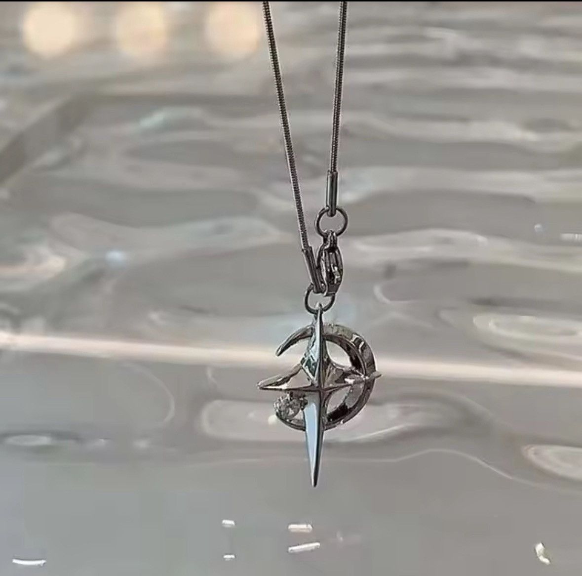 Other Fashion Shine Crystal Star Star Pendants Necklace Size ONE SIZE - 6 Thumbnail