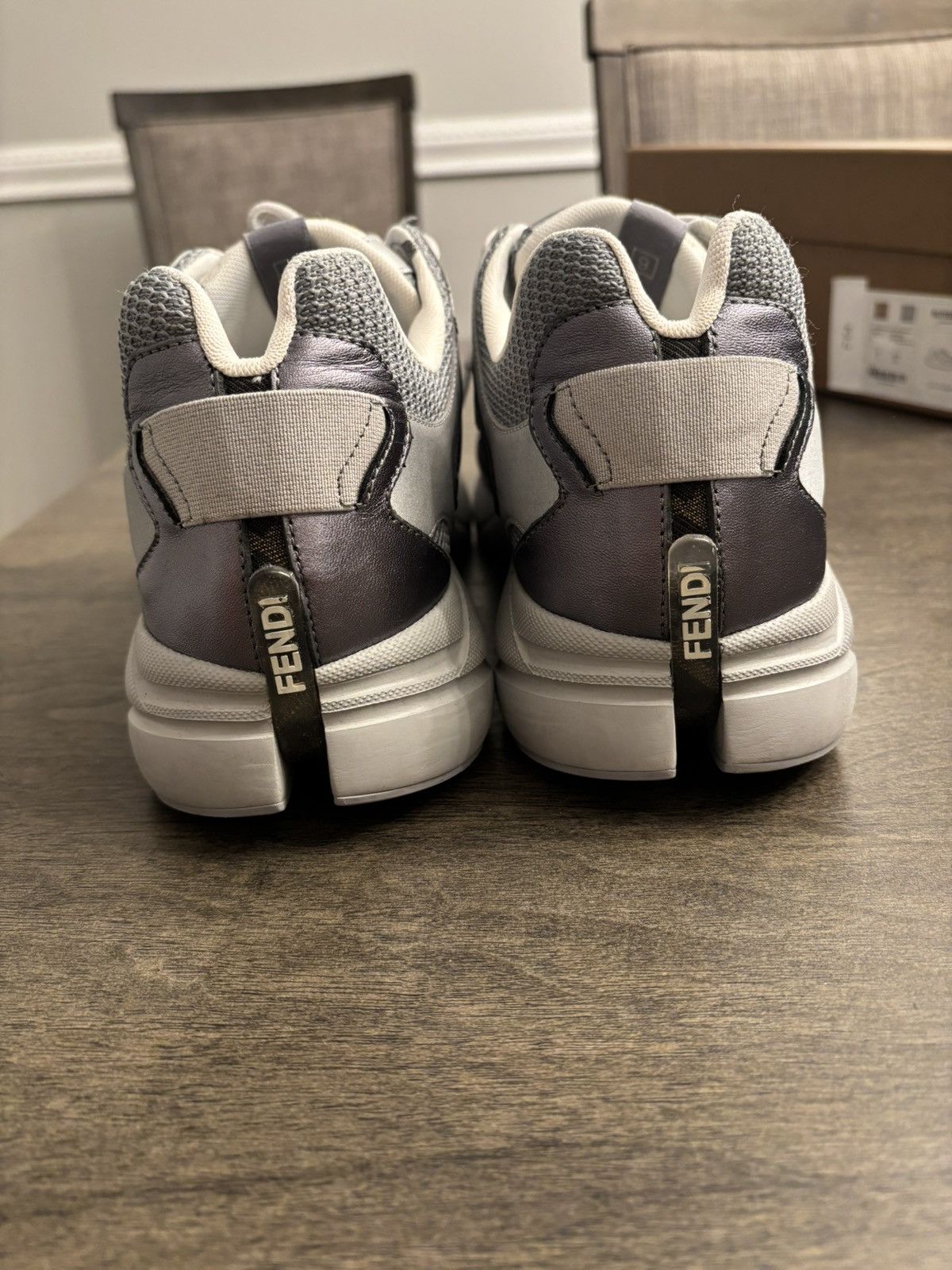 Designer × Fendi FENDI FASTER TRAINER SNEAKERS/ SHOES Size US 9 / EU 42 - 4 Thumbnail