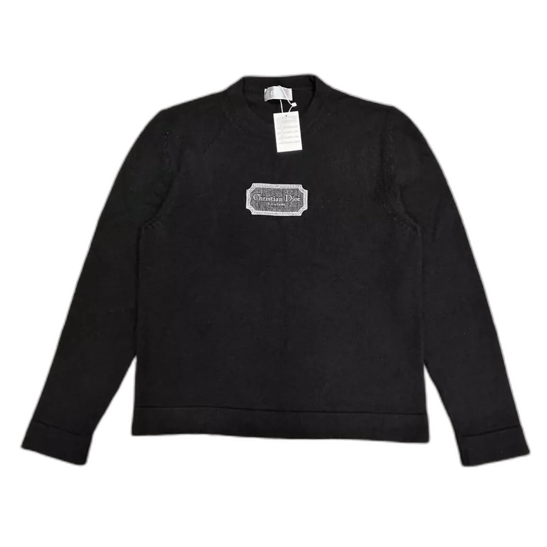 Dior Dior Black Logo Knit Sweater XL Size-yf Size US XL / EU 56 / 4 - 1 Thumbnail