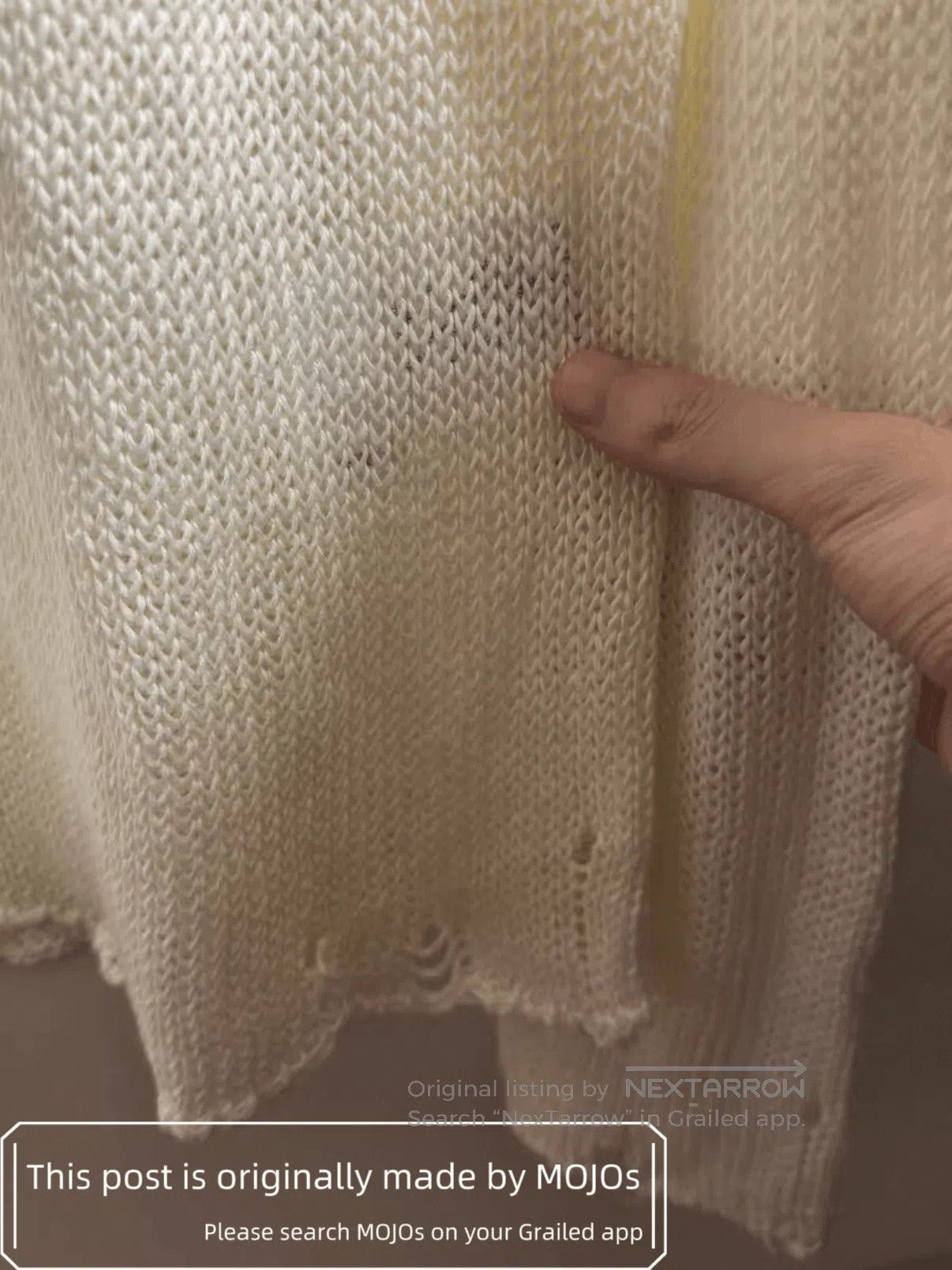 Saint Laurent Paris Saint Laurent Paris Linen Joint Mohair Knitwear mojos145924 Size US M / EU 48-50 / 2 - 4 Thumbnail