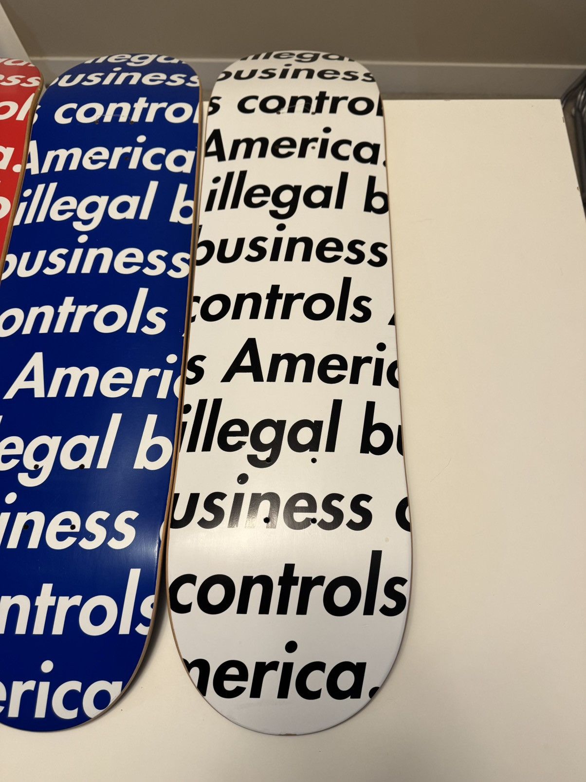 Supreme Illegal Business Controls America Deck Set Size ONE SIZE - 2 Thumbnail