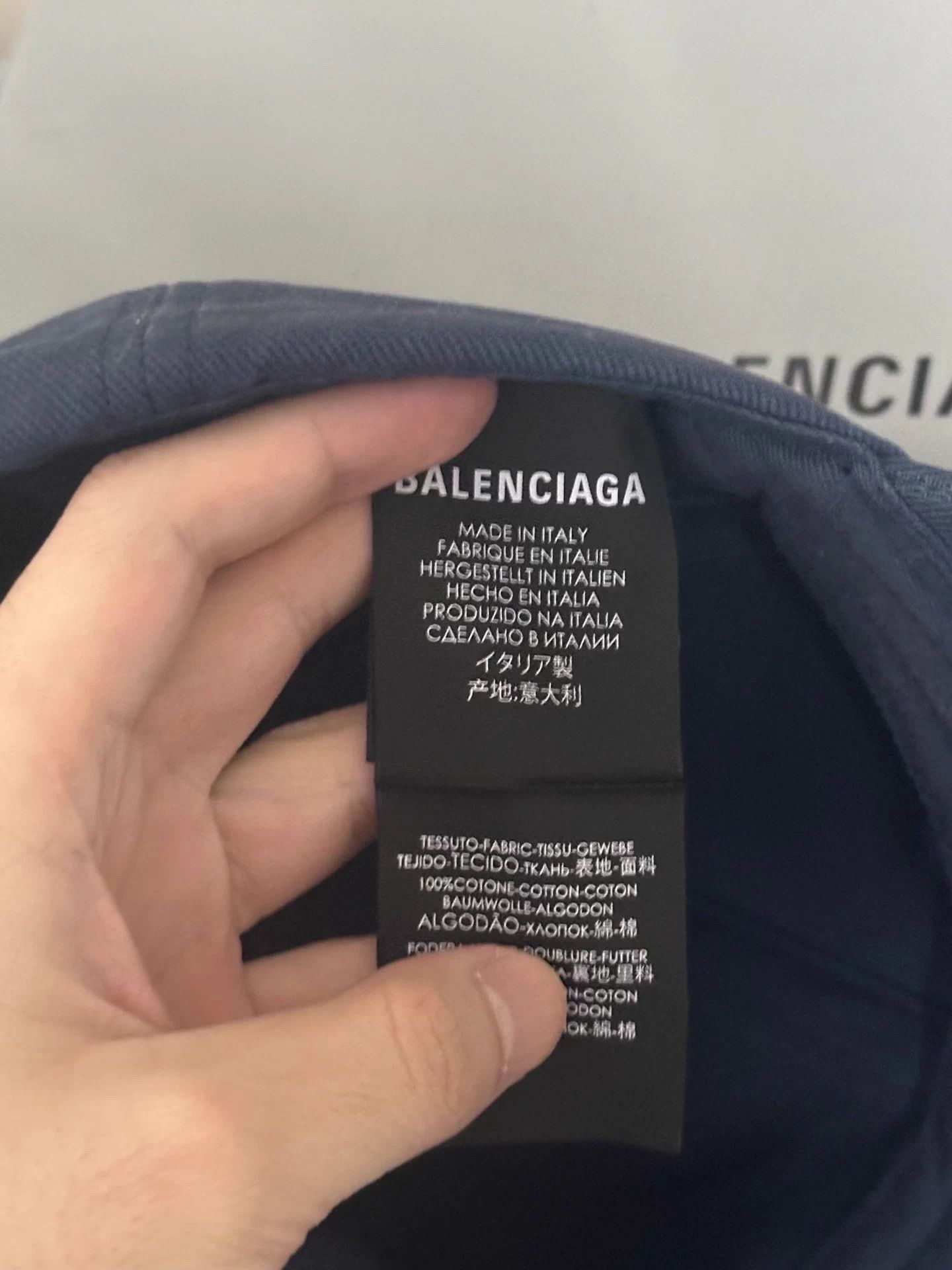 Balenciaga Balenciaga Embroidered Logo Baseball Cap Size ONE SIZE - 7 Thumbnail