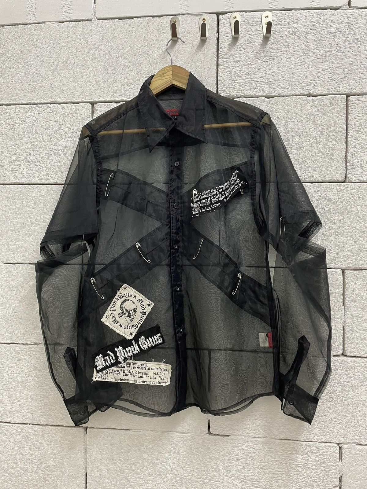 ブランド品 通販サイト MAD PUNKS Mサイズ ベスト スカルデザイン トップス
