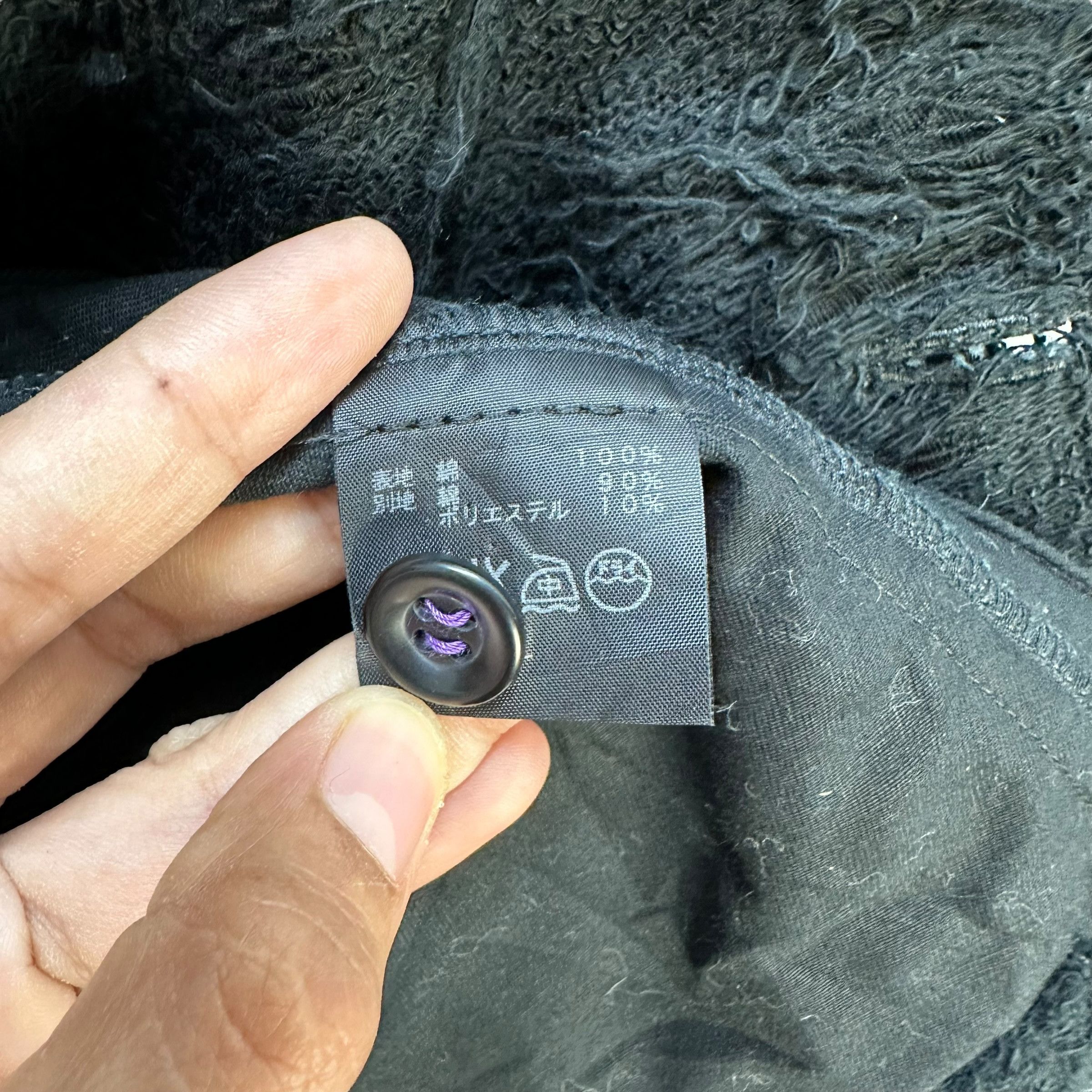 Hex Antistyle HEX ANTISTYLE Distressed Deconstructed Jacket #A77-1872 Size US L / EU 52-54 / 3 - 8 Thumbnail