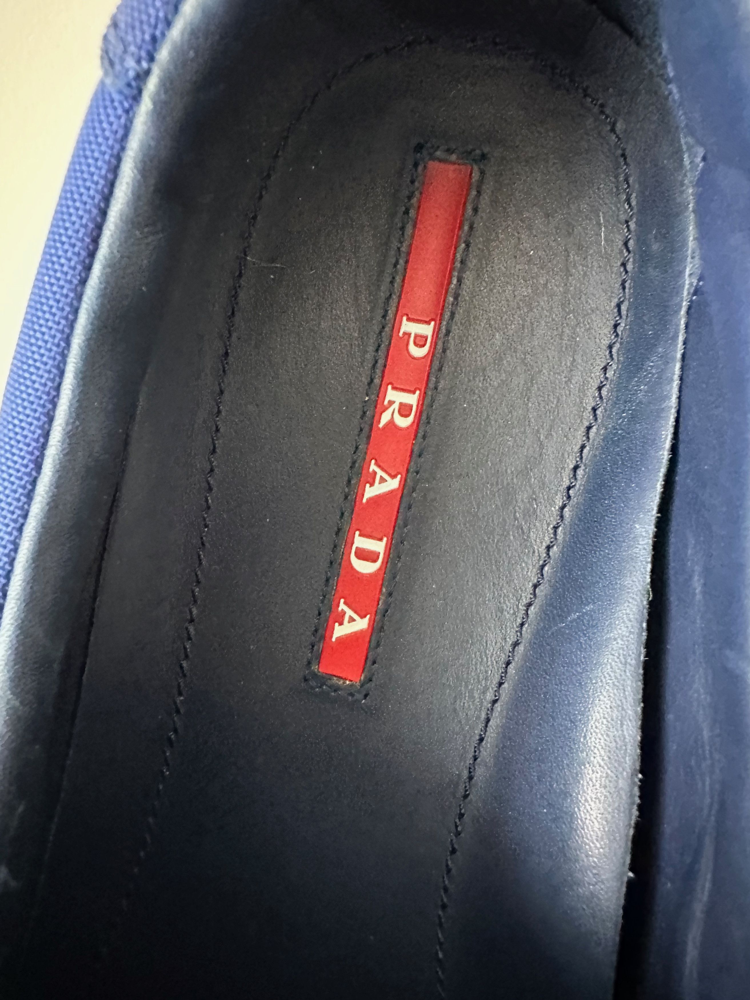Prada PRADA 4D2805 low top slip on sneakers matchrace fabric Size US 11 / EU 44 - 8 Thumbnail