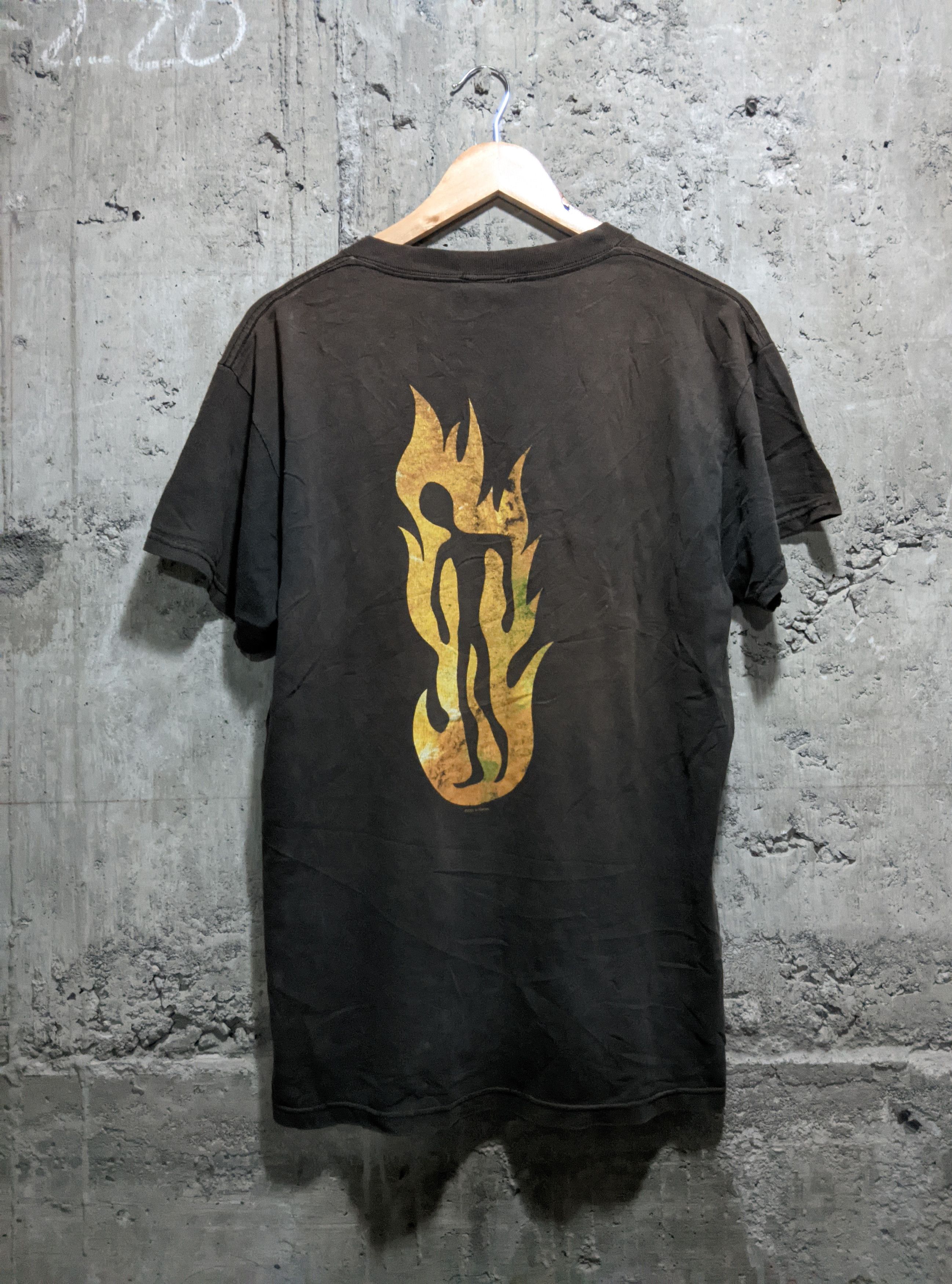 Vintage Vintage 2001 thrashed in flames death metal distressed erd Size US M / EU 48-50 / 2 - 2 Thumbnail
