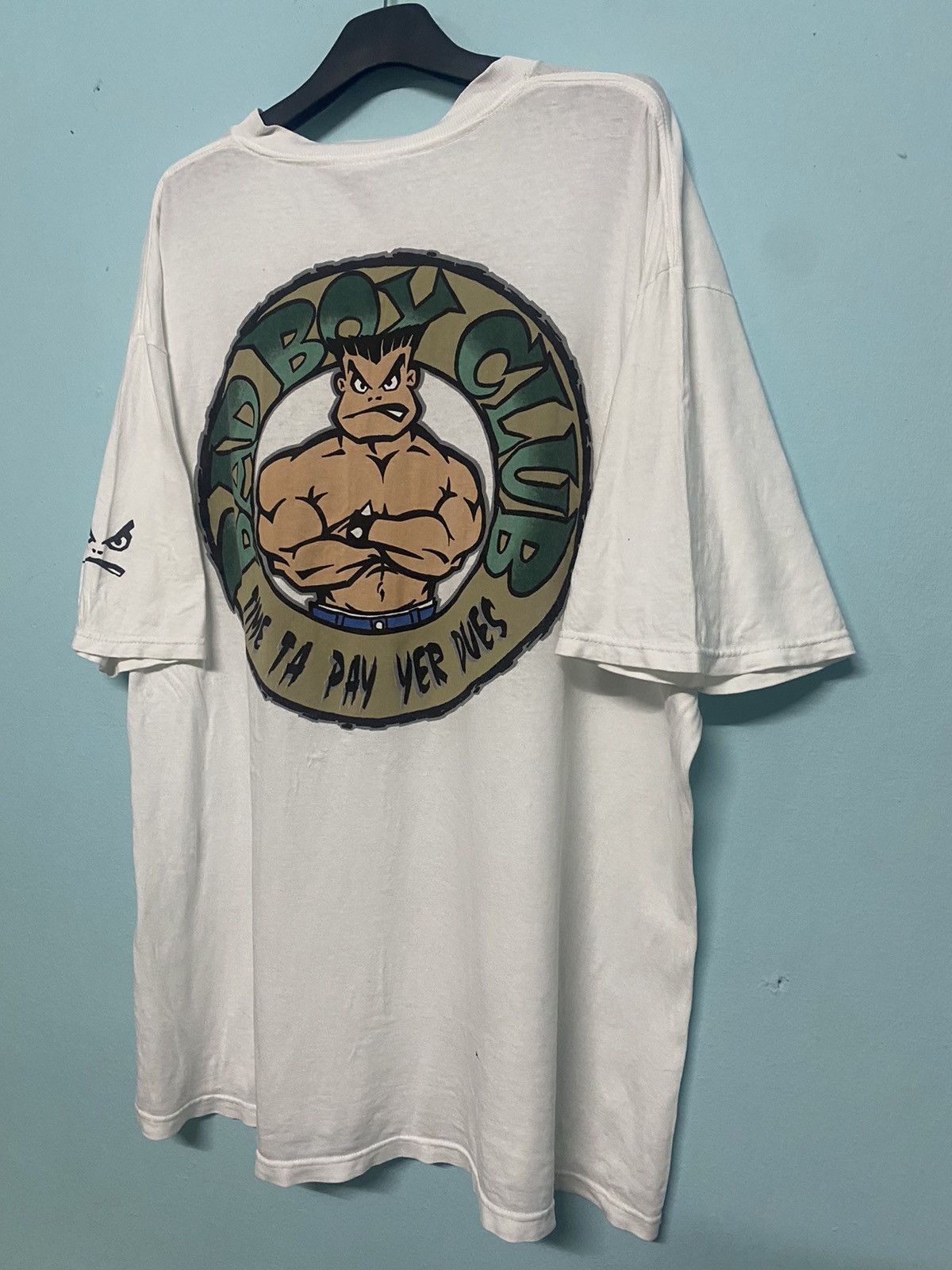 Rap Tees 💥STEAL💥BAD BOY CLUB BACK HIT BIG LOGO SHIRT Size US XL / EU 56 / 4 - 3 Thumbnail