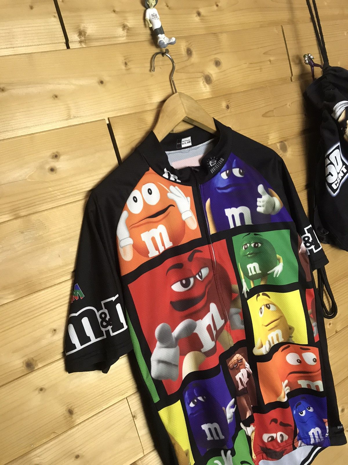 Vintage M&M brainstorm cycling shirt Size US XXL / EU 58 / 5 - 2 Thumbnail