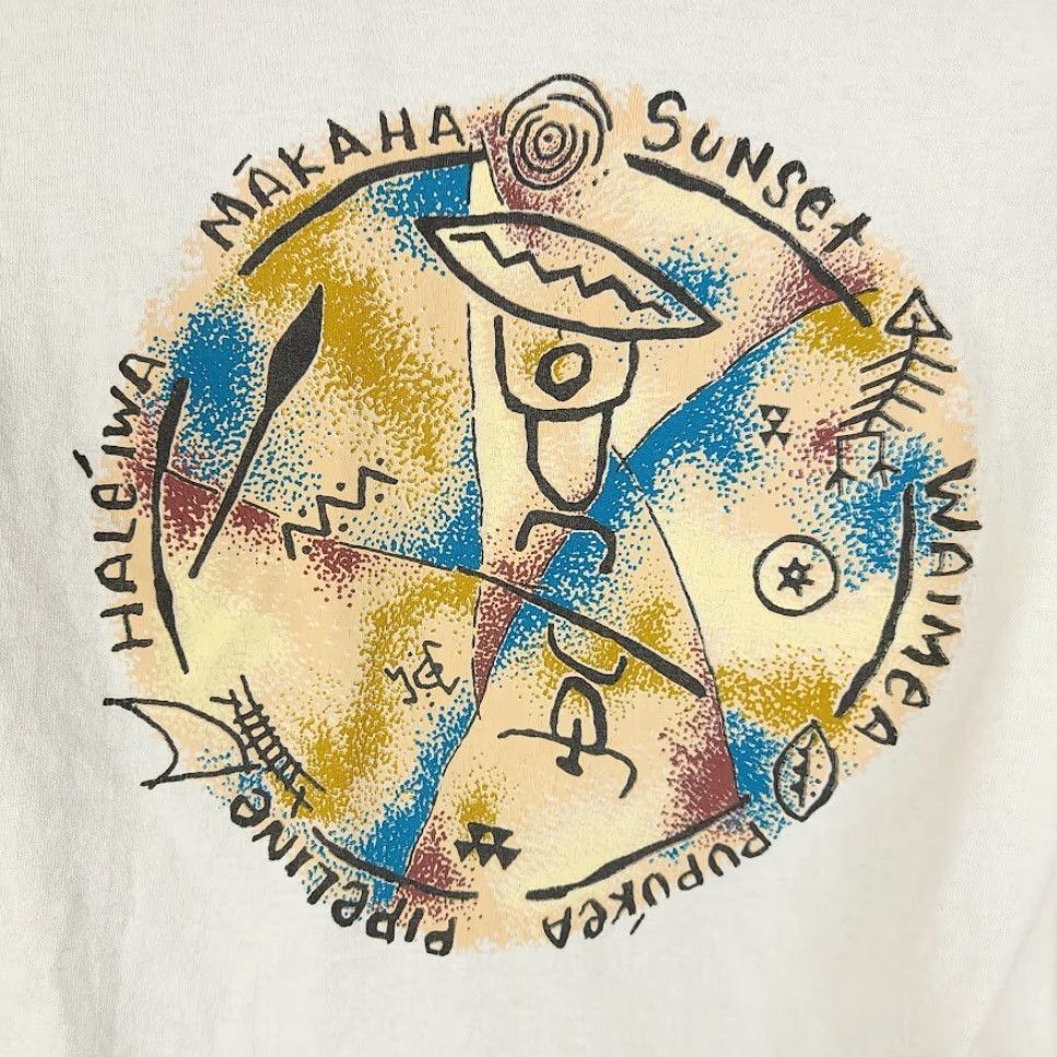 Hanes VINTAGE Hanes T-Shirt Mens Size Medium White 90s Y2K Hawaii Surfing Beach Tropical Hawaii T Shirt Mens 90s Y2K Surfboard Surfer Tourists Size US M / EU 48-50 / 2 - 5 Thumbnail