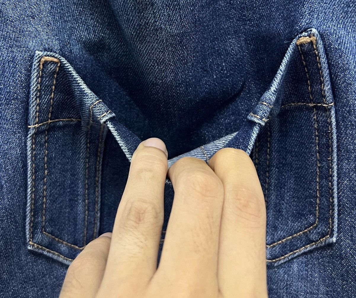 Japanese Brand × Vintage Vintage Y2K style Classic Dark Wash Denim Overalls – Size M Size US 33 - 7 Thumbnail