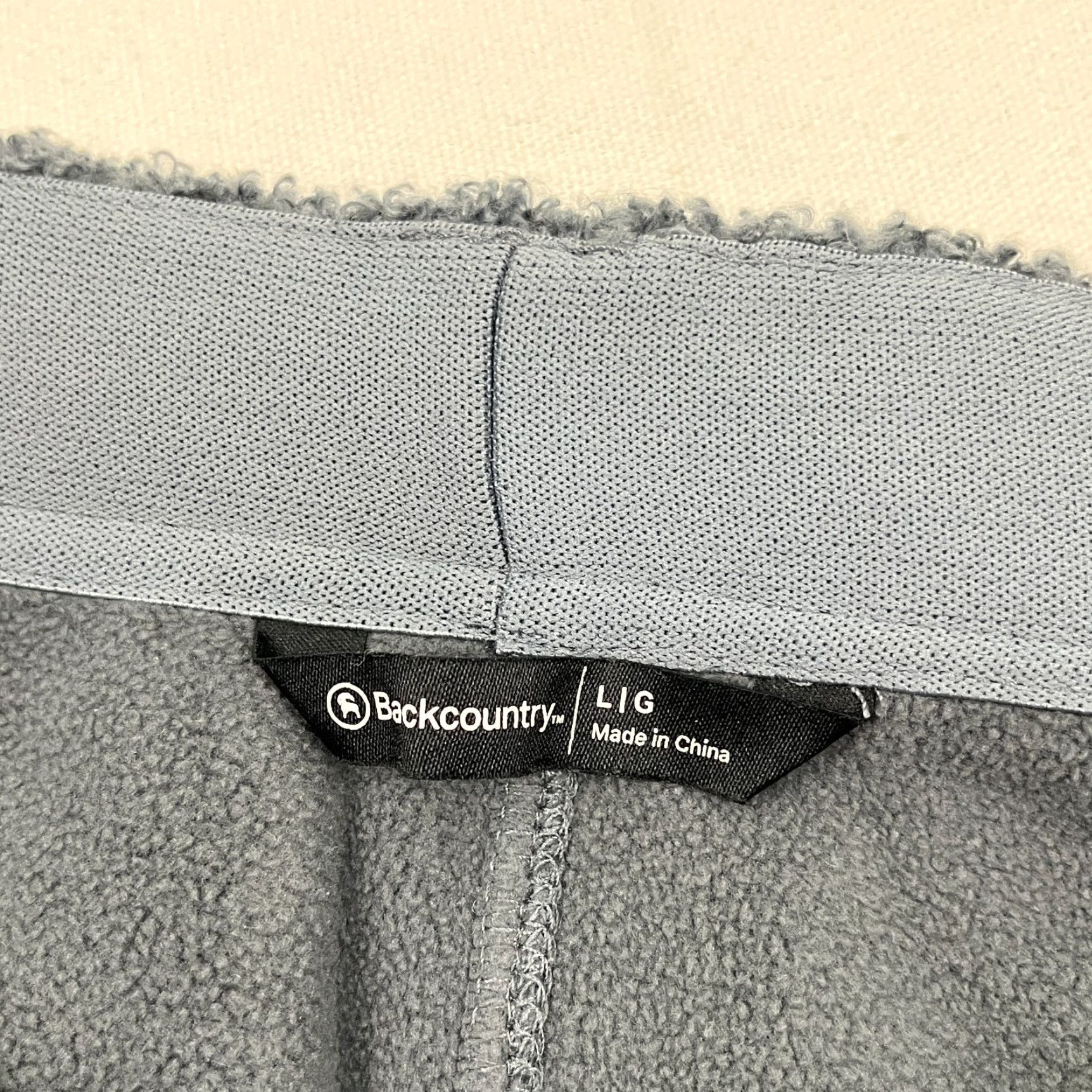 Vintage Backcountry Belted Fleece Jogger Pants Men L 30" Gray Blue Outdoor Hiking Belted, 5-Pocket Design, Regular Fit Size US 33 - 2 Thumbnail