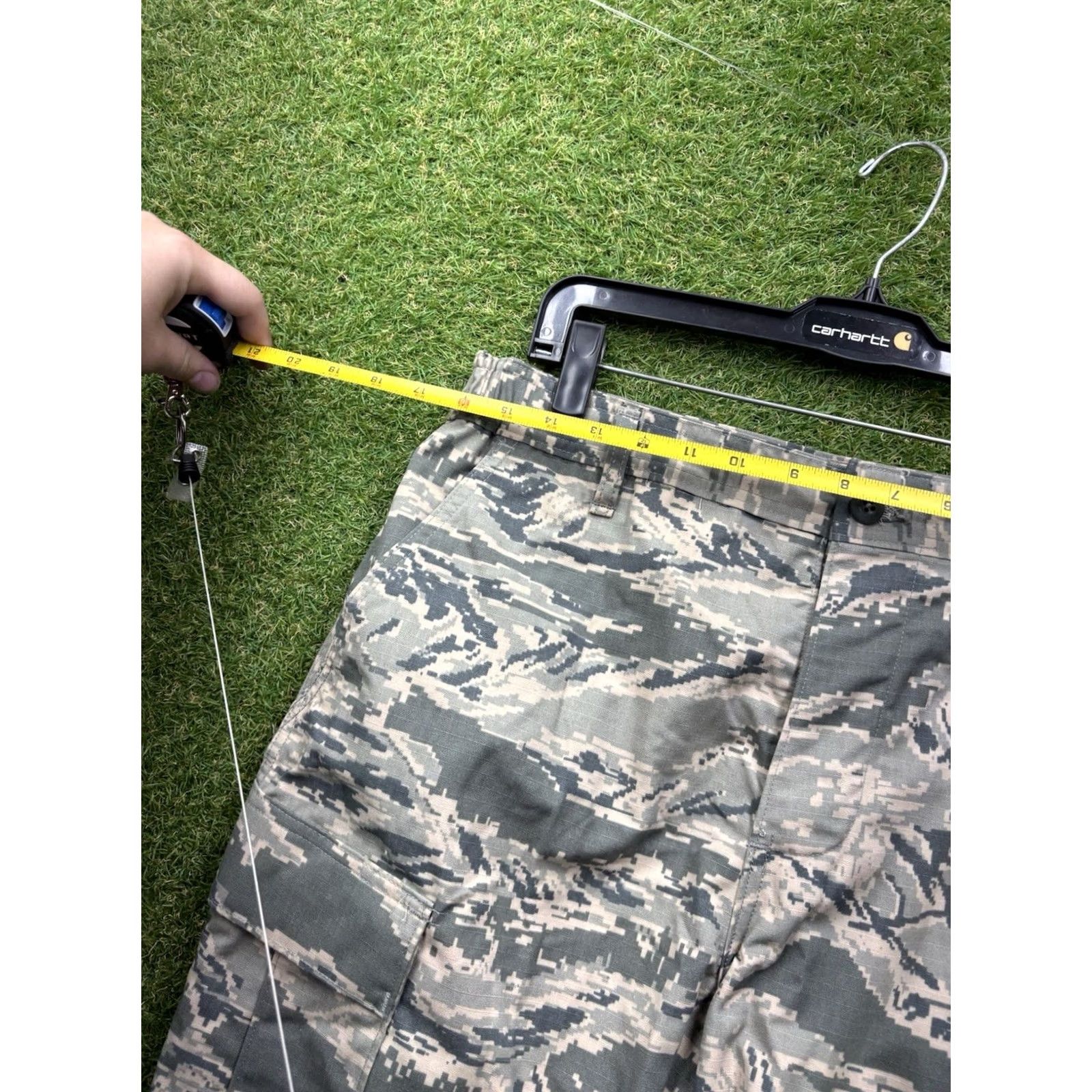 Propper PROPPER US Army Camouflage Cargo Pants Mens 34 Cargo Pocket Cotton Nylon Canvas Multicolor 3D Army 90s Y2K Size US 34 / EU 50 - 3 Thumbnail