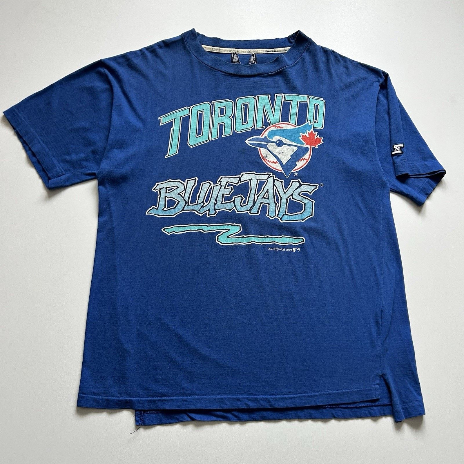 1991 Toronto Blue Jays T-Shirt Large 90's Mlb, Men's