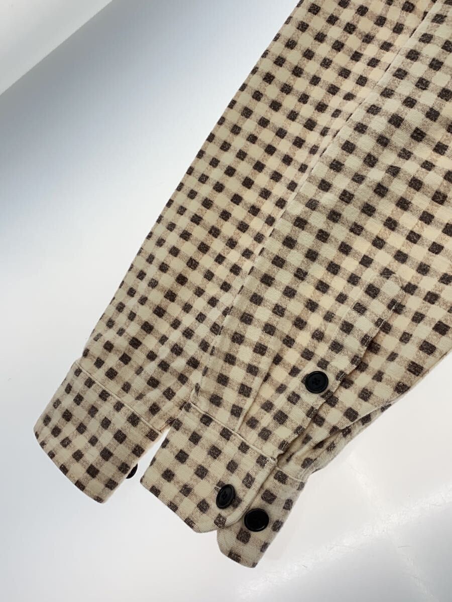 Visvim Beige Cotton Check Long Sleeve Shirt Size US S / EU 44-46 / 1 - 6 Thumbnail