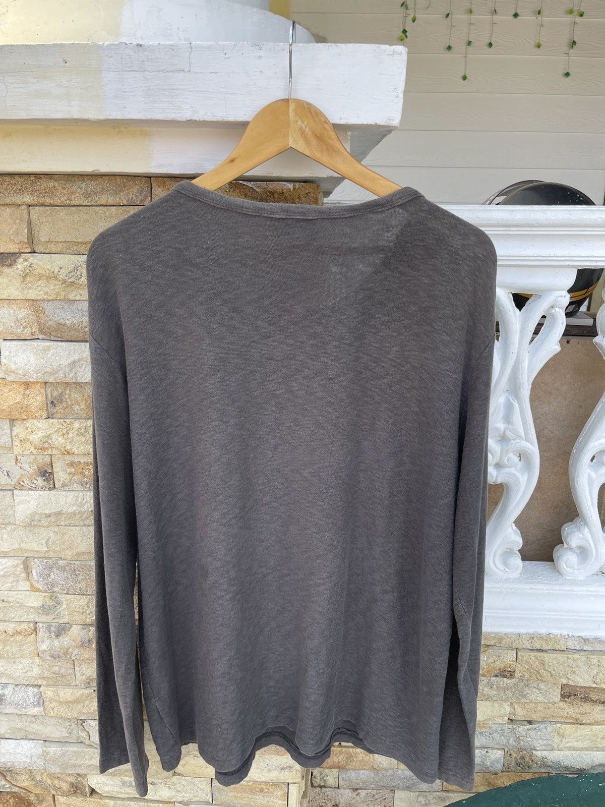 If Six Was Nine LastDrop🔥Vtg Jabez Homme Neo Half Zipper Long Sleeve T-Shirt Size US XL / EU 56 / 4 - 3 Thumbnail