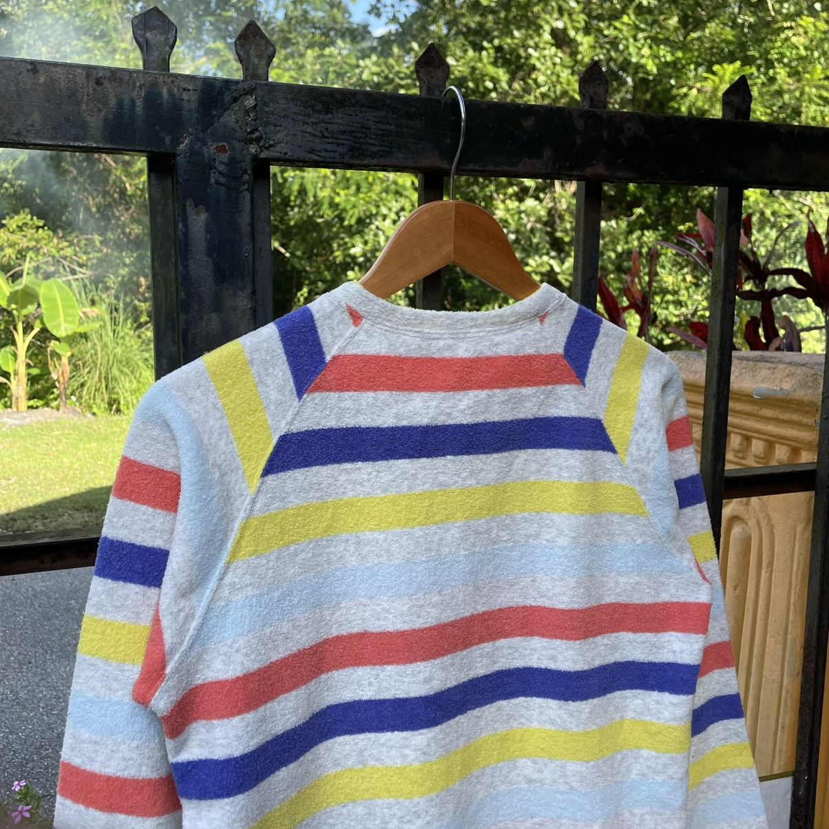 Tsumori Chisato 🔥🇯🇵Tsumori Chisato Multicolour Striped Fleece Sleep Wear Size S / US 4 / IT 40 - 3 Thumbnail