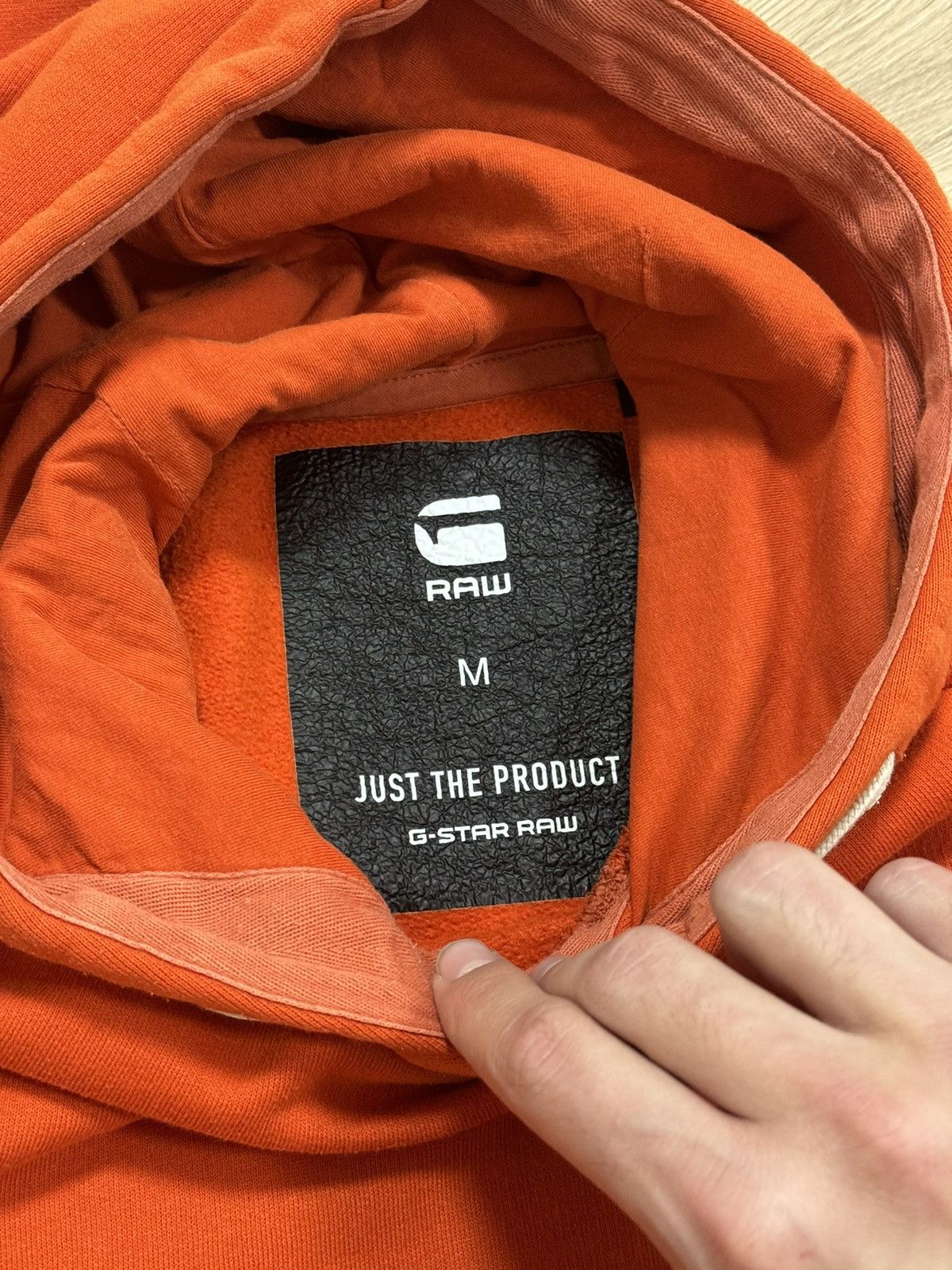 G-Star × Vintage Vintage G-Star Raw Y2K orange zip hoodie Size US L / EU 52-54 / 3 - 6 Thumbnail