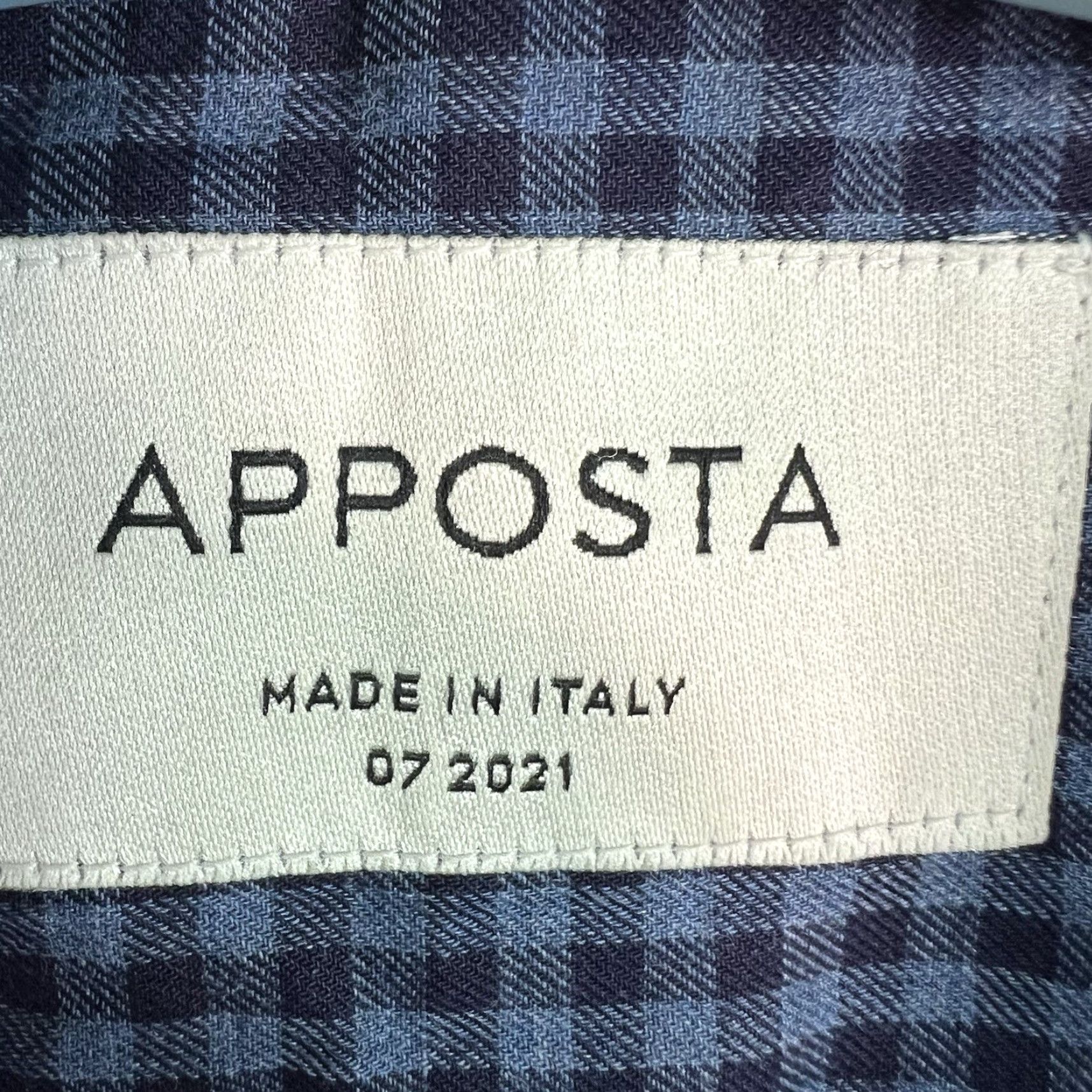 Vintage VINTAGE Apposta Checked Flannel Shirt Mens 4XL Blue Button-Down Collared Casual Winter 4XL Men Blue Check Size US XXL / EU 58 / 5 - 5 Thumbnail