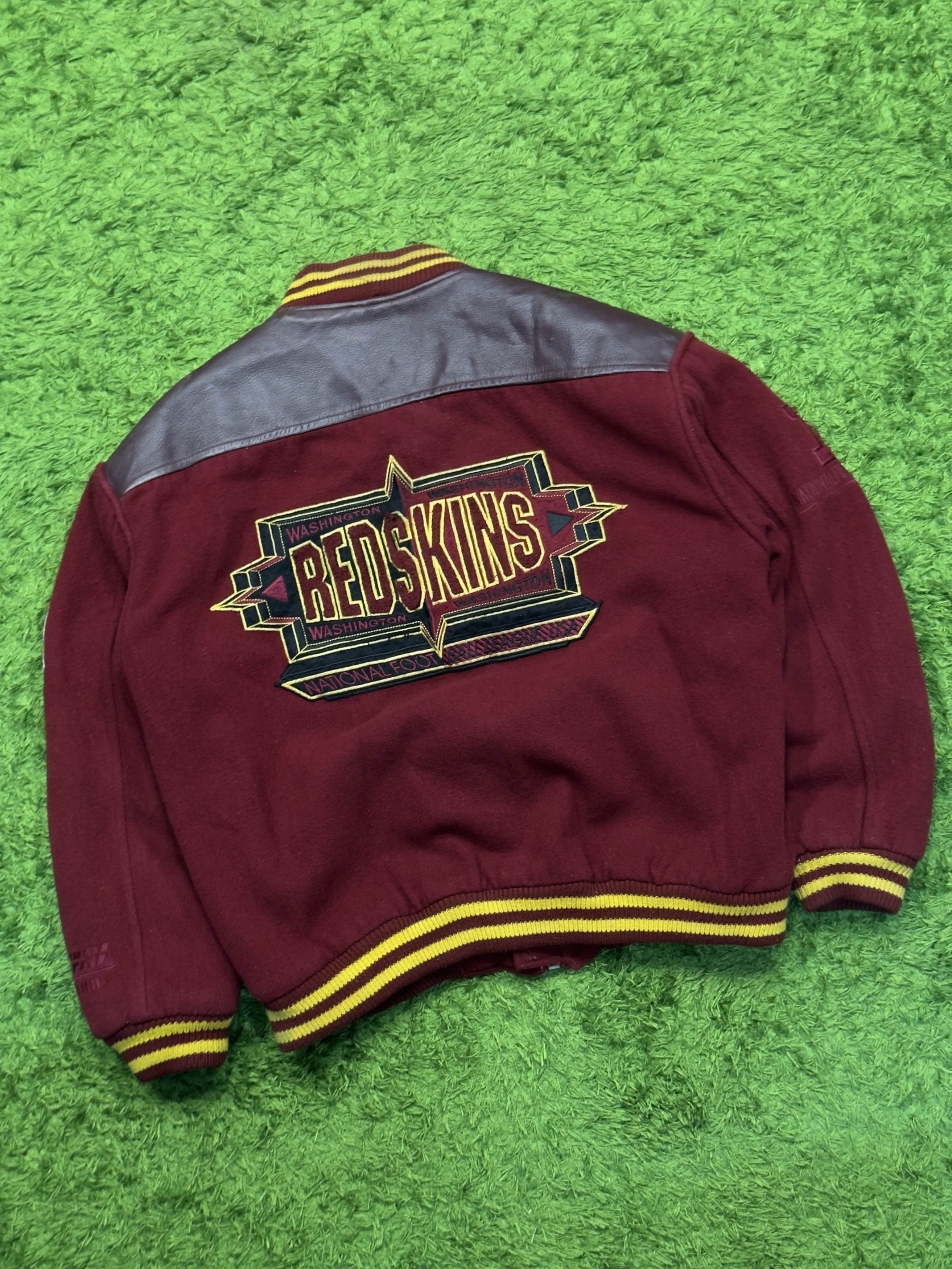 NFL Bomber Baseball Jacket Washington Redskins NFL 80s 90s y2k Size US L / EU 52-54 / 3 - 6 Thumbnail