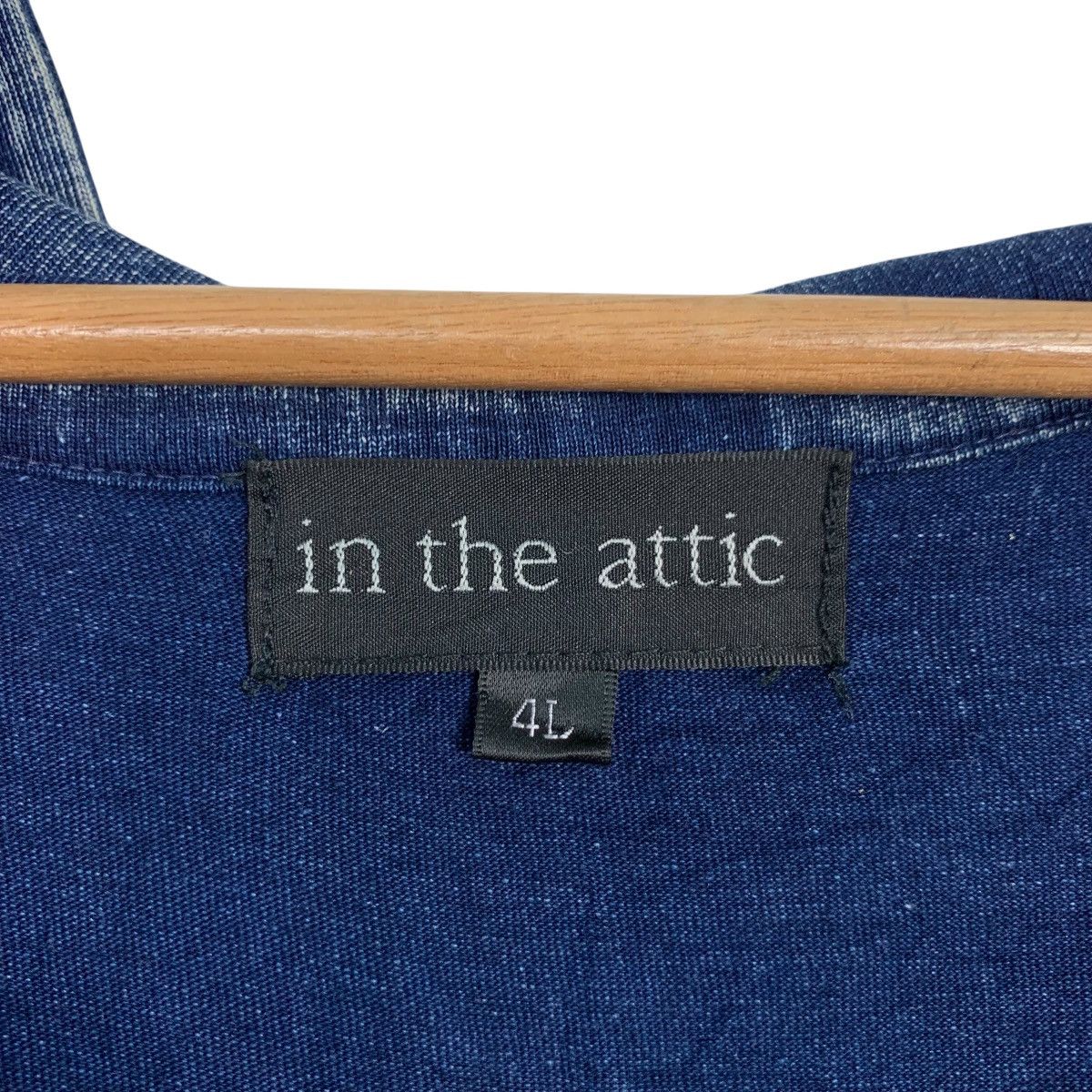 In The Attic IN THE ATTIC Jeans Short Sleeve Hoodie Jacket #2928-C132 Size US XXL / EU 58 / 5 - 16 Thumbnail