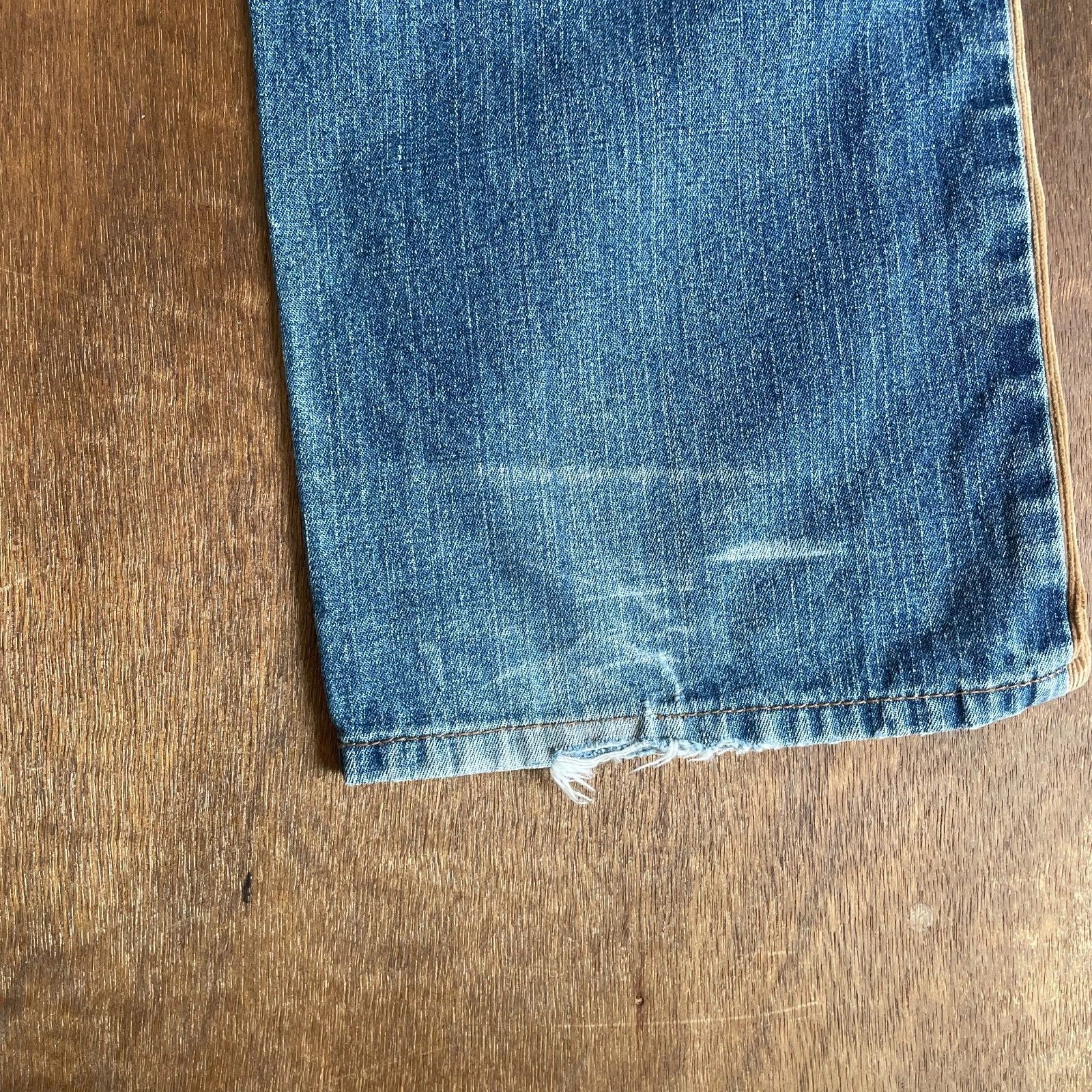 PPFM PPFM Patch Washed Denim Y2K Size US 33 - 11 Thumbnail
