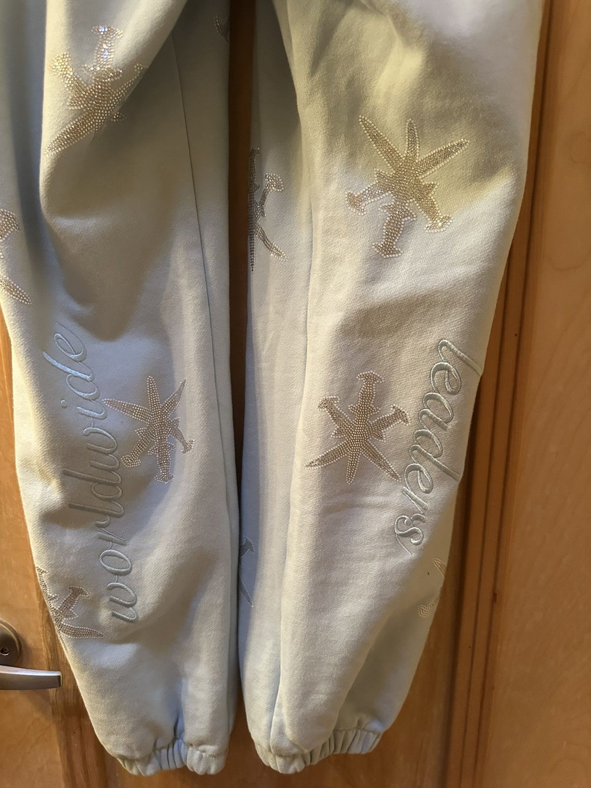 Unknown London Unknown London Blue Dagger Rhinestone Sweatpants Size US 29 - 7 Thumbnail