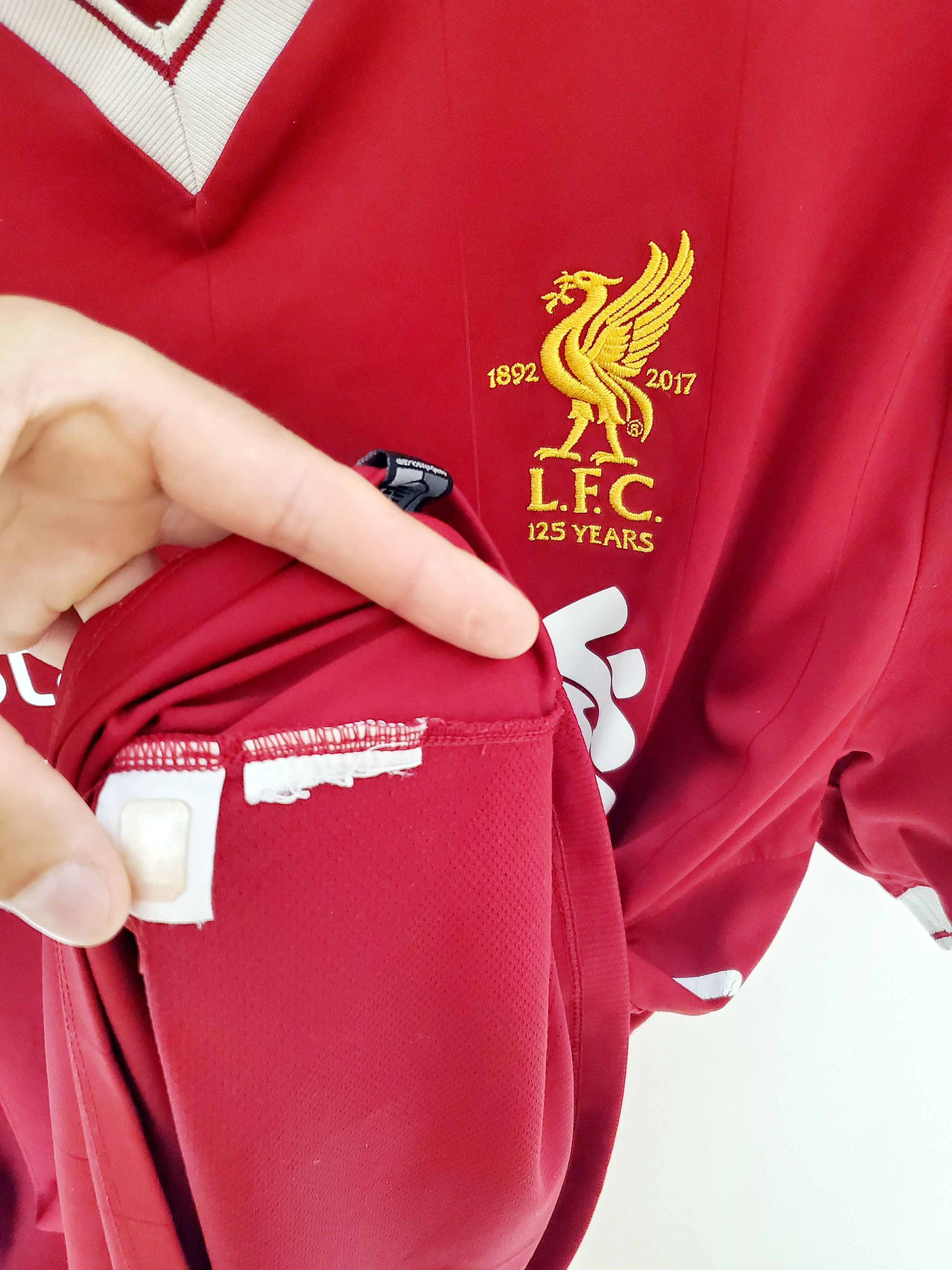 New Balance FC LIVERPOOL 2017/2018 SOCCER FOOTBALL SHIRT JERSEY Xl Size US XL / EU 56 / 4 - 5 Thumbnail