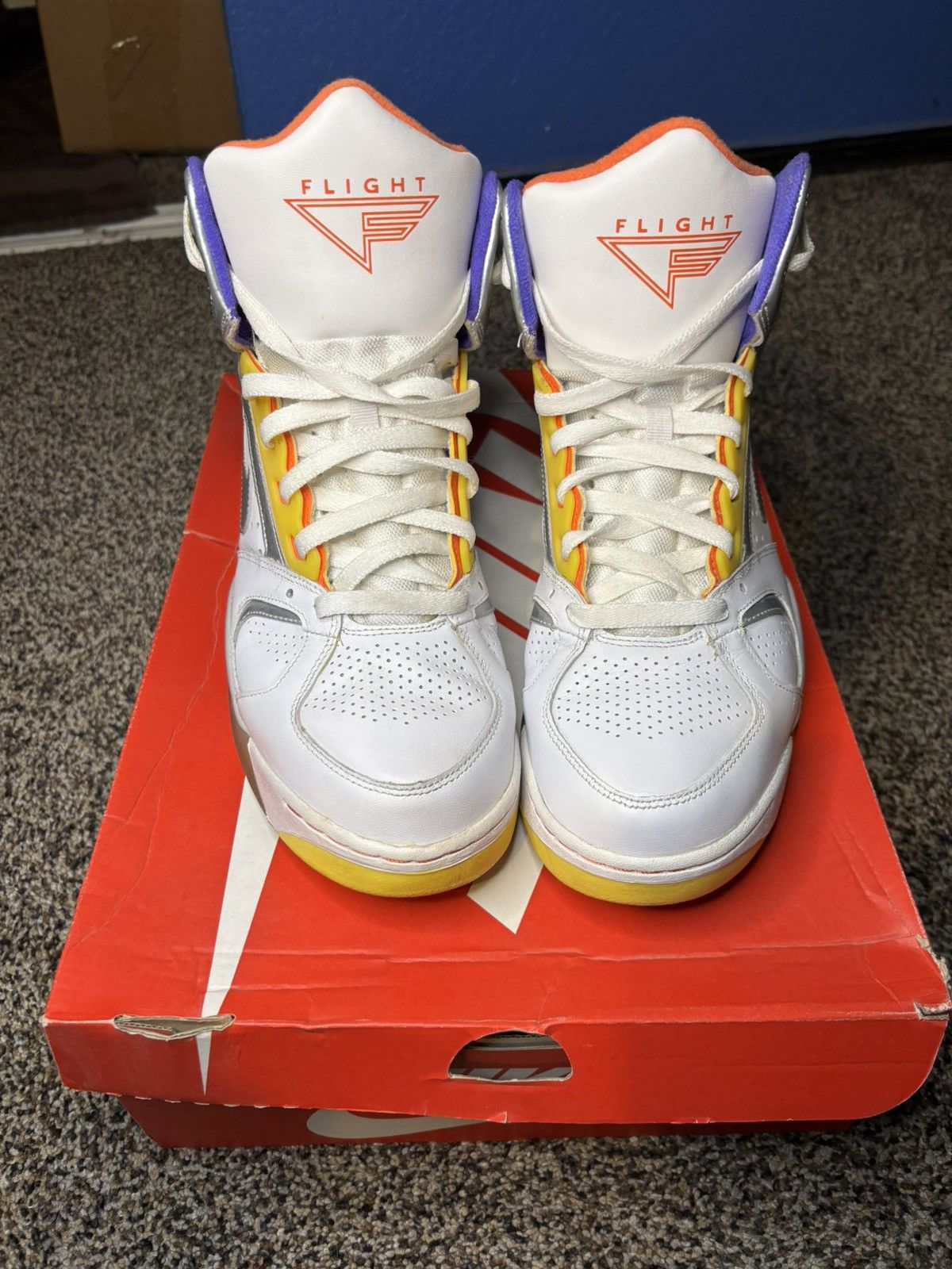 Nike Nike Air Flight Lite High ‘white’ 2k14 Size US 11 / EU 44 - 2 Thumbnail