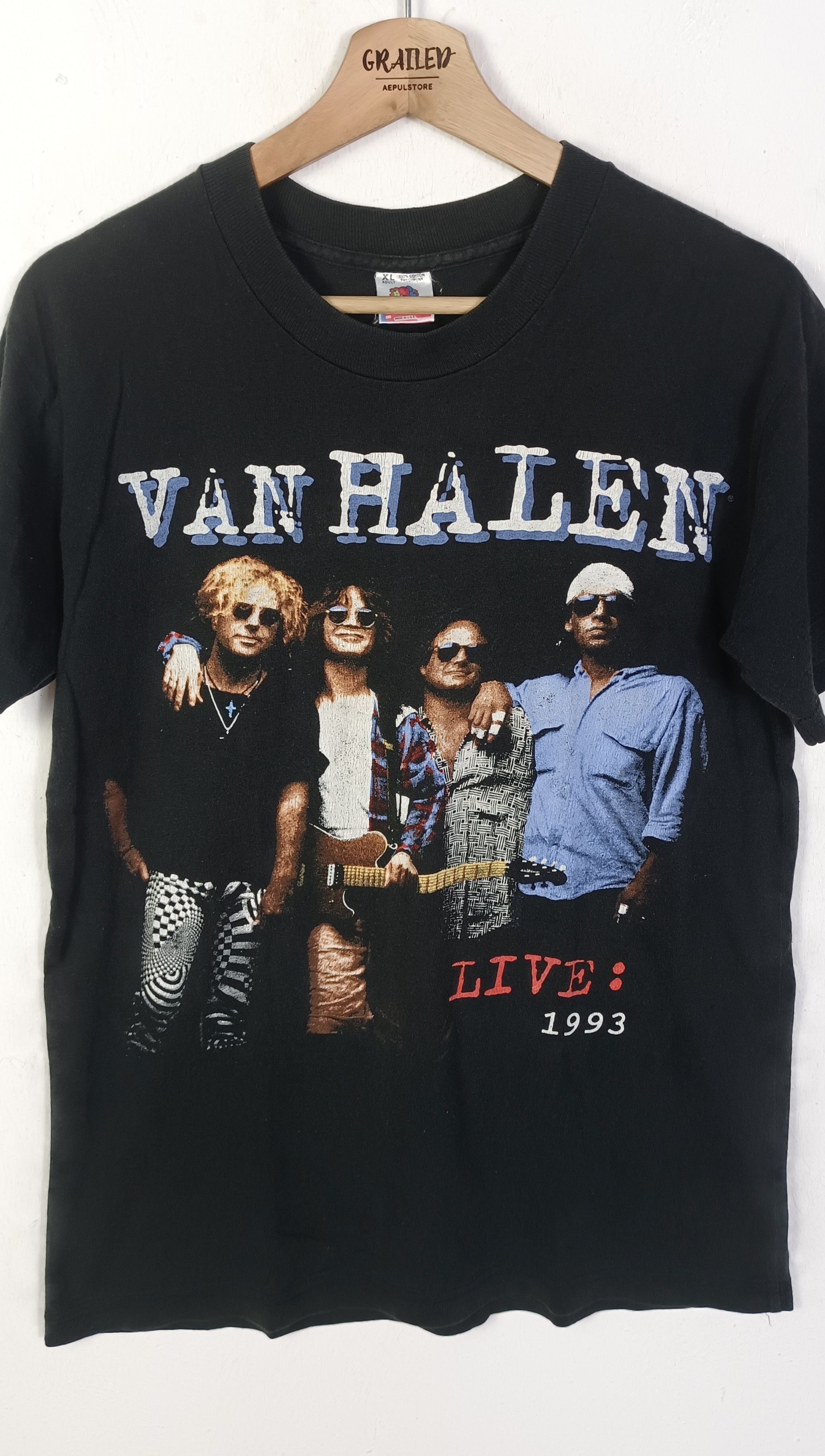 Band Tees Vintage🔥 Van Halen Live Tour 1993 Size US M / EU 48-50 / 2 - 4 Thumbnail
