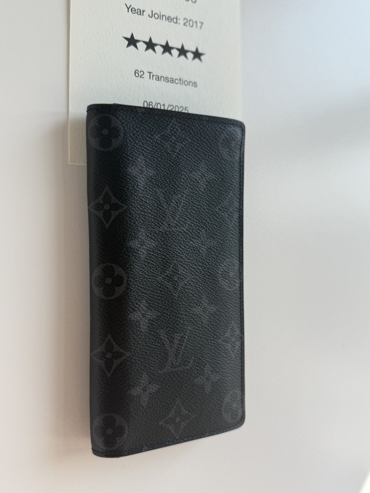 Louis Vuitton Louis Vuitton Brazza Wallet Monogram Eclipse Canvas Size ONE SIZE - 2 Thumbnail