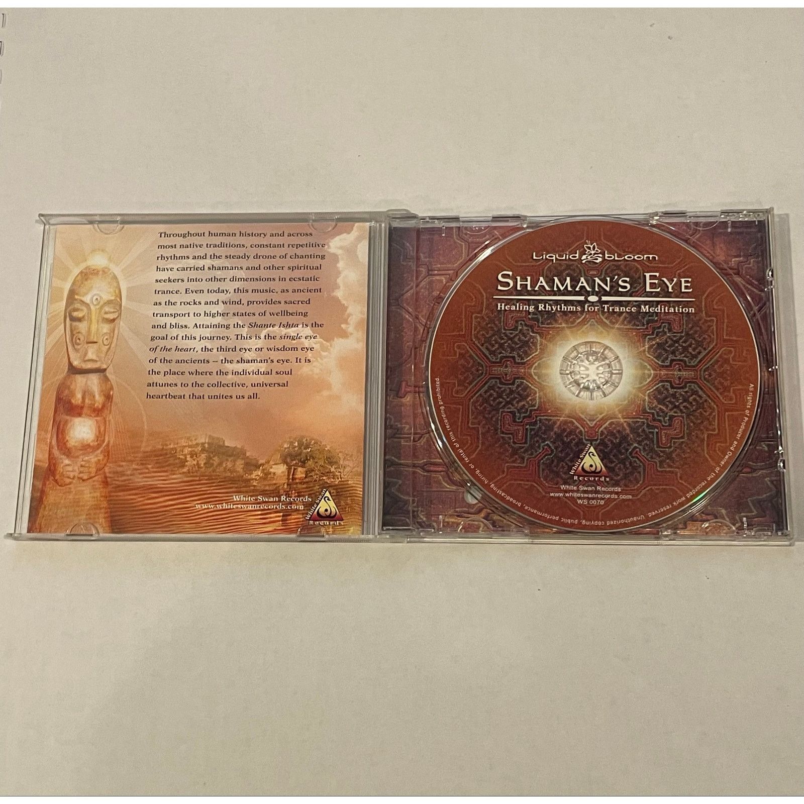 INTENTIONALLY BLANK Liquid Bloom - Shaman's Eye CD electronic ambient trance Size ONE SIZE - 2 Thumbnail