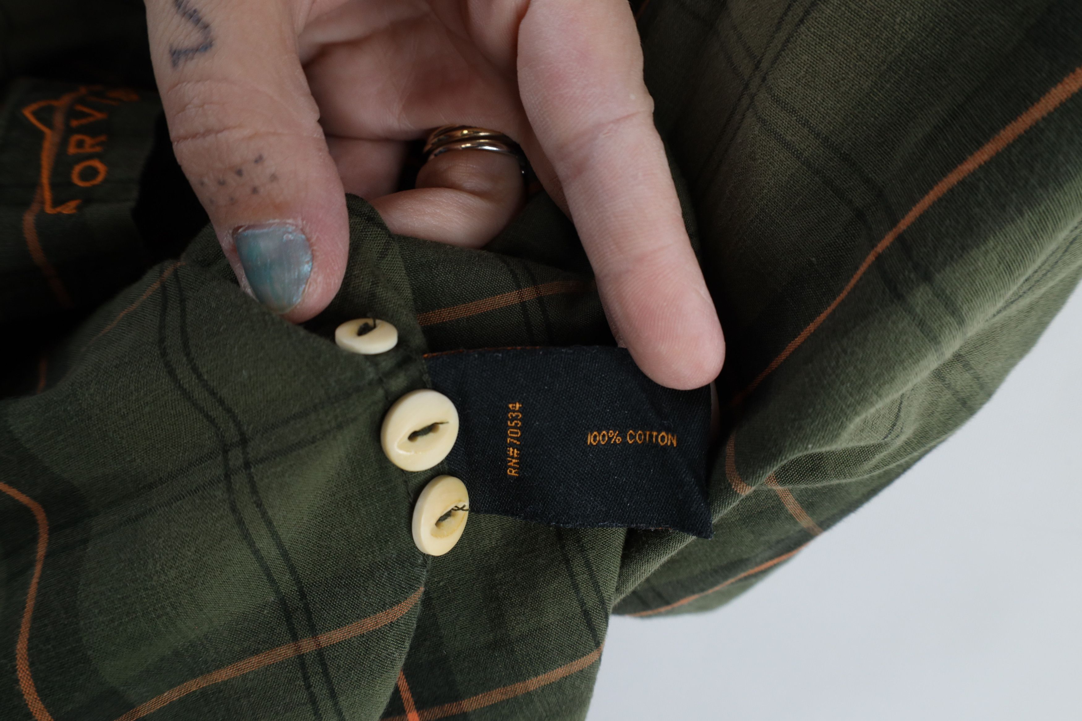 Orvis × Vintage Orvis Trout Bum Double Pocket Collared Button Shirt Plaid Size US XXL / EU 58 / 5 - 6 Thumbnail
